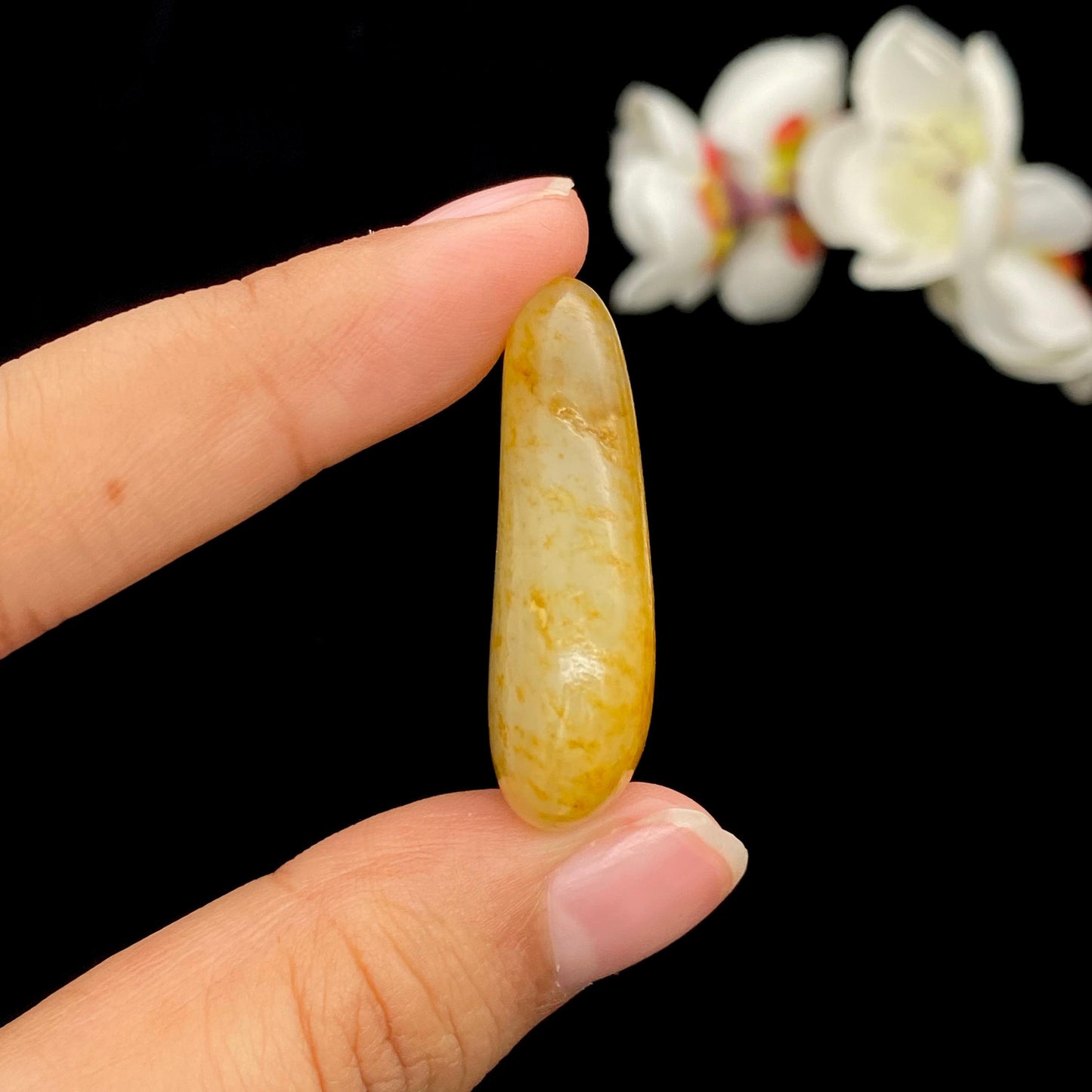 和田玉洒金皮籽料挂件(17.7g)