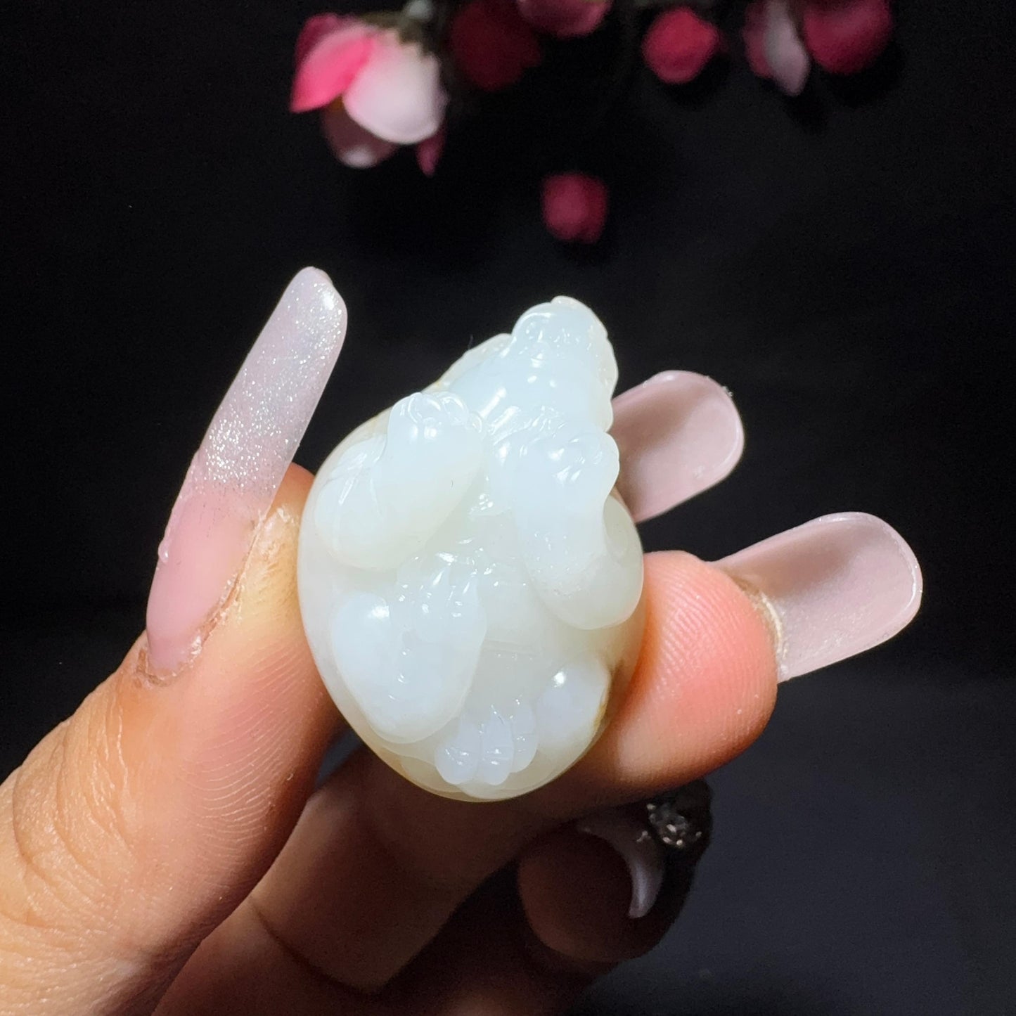 和田玉籽料挂件龙龟(14.5g)