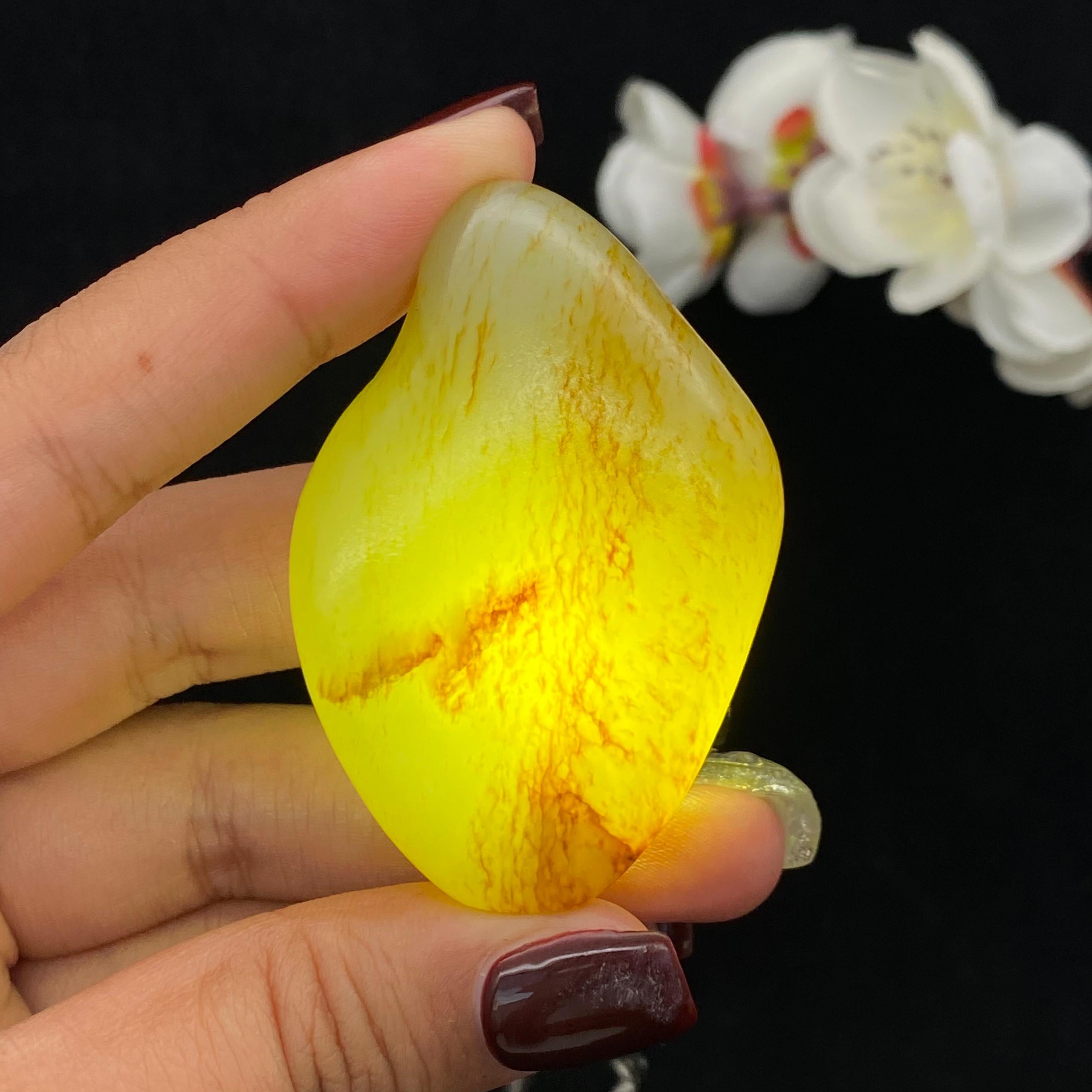 和田玉洒金皮籽料挂件(47.1g)