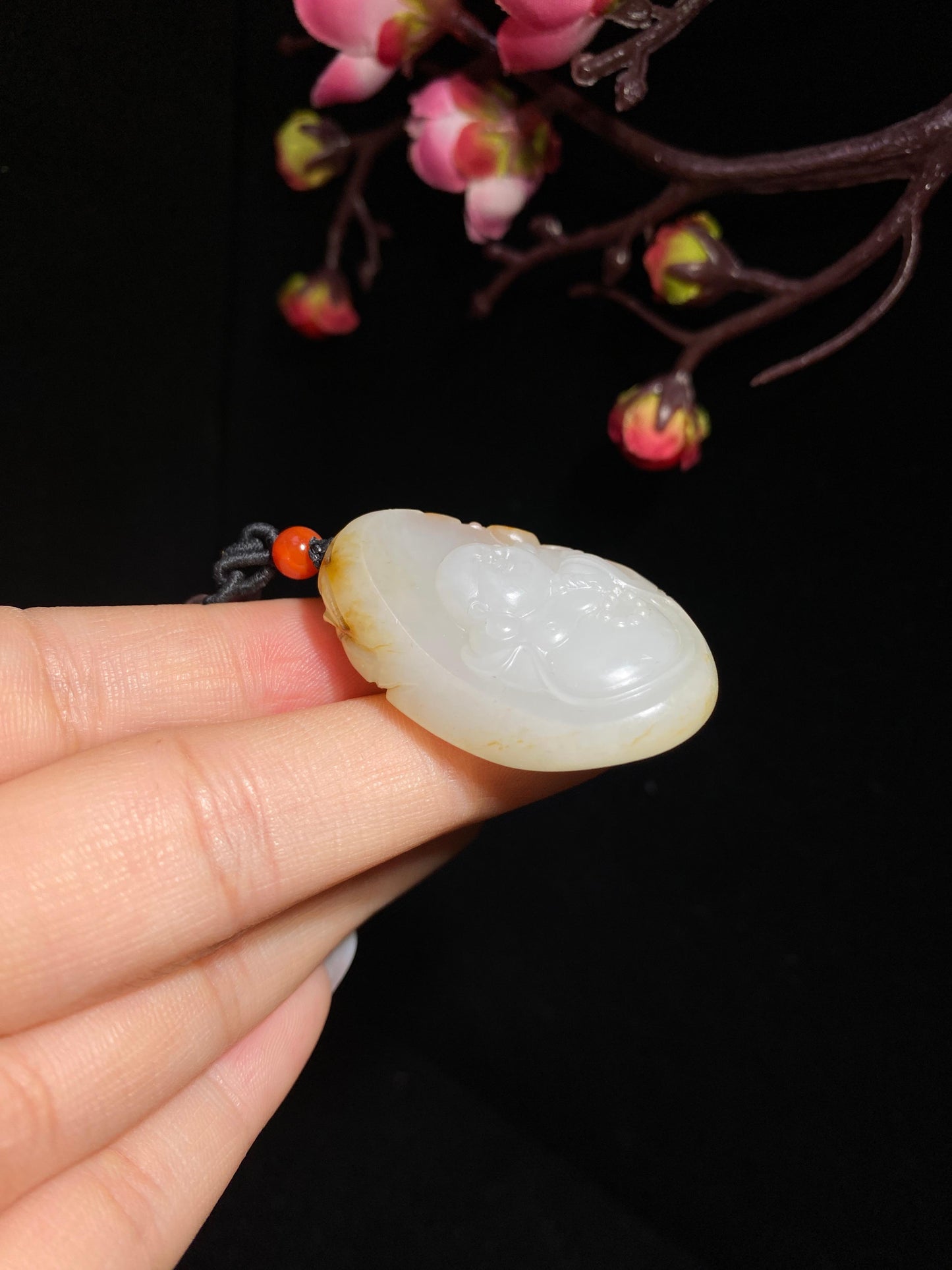 和田玉籽料佛公(28.0g)