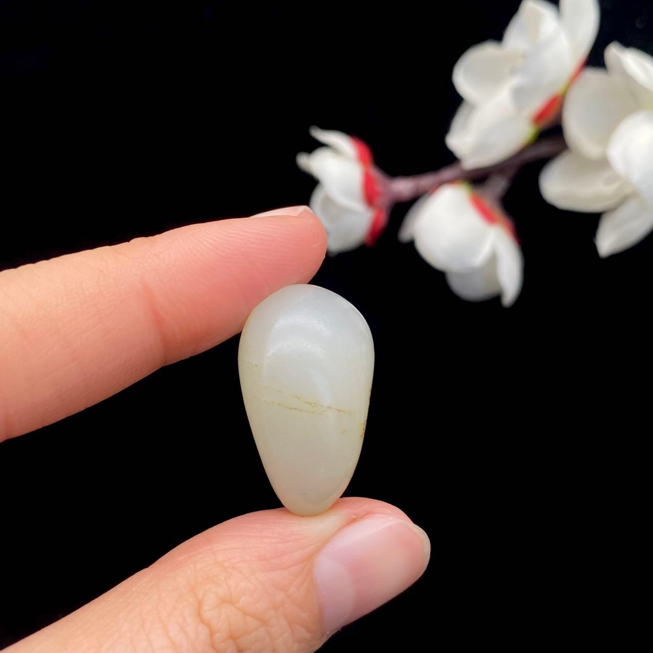 和田玉秋梨皮籽料吊坠籽(9.7g)