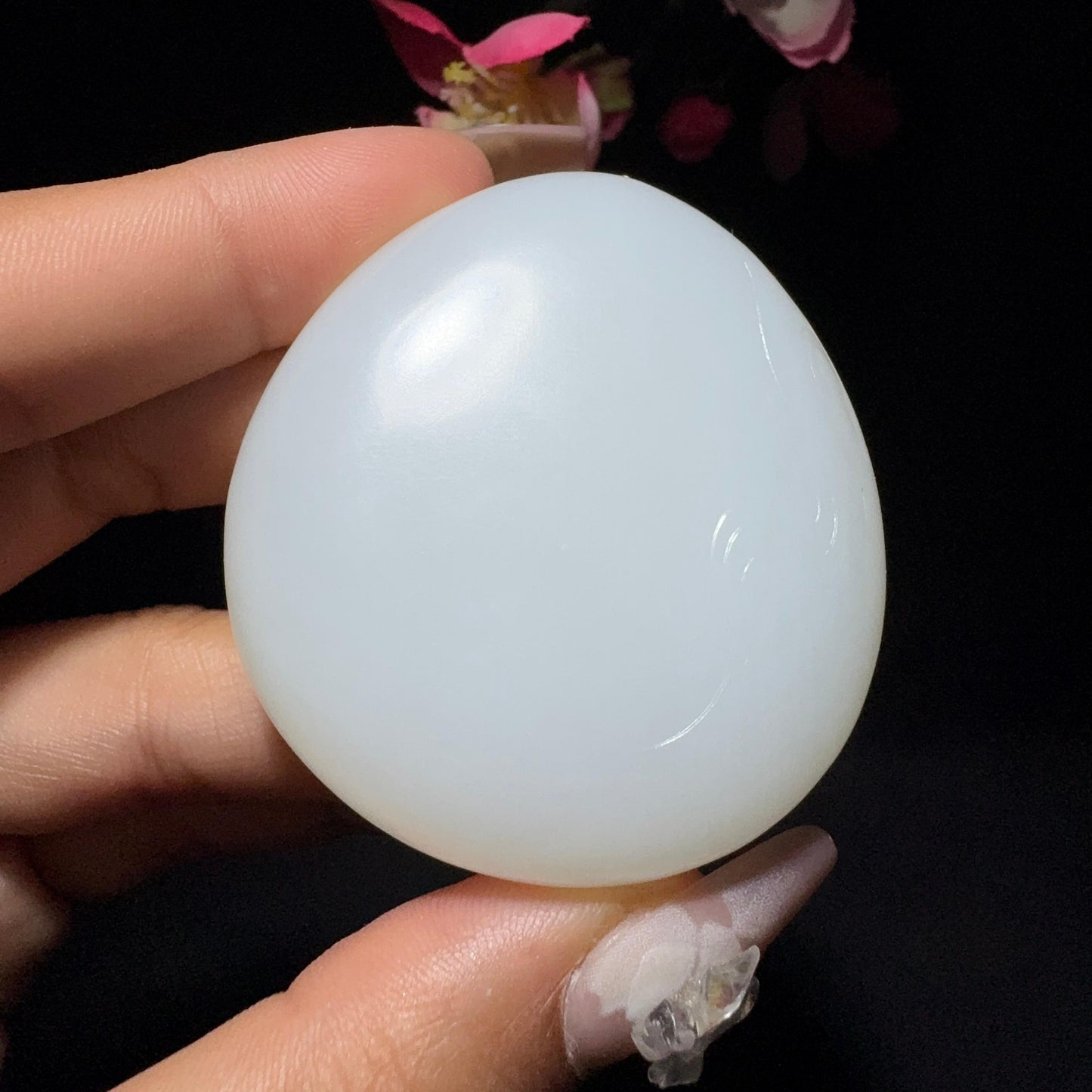 和田玉白玉挂件御龙观音(67.2g)
