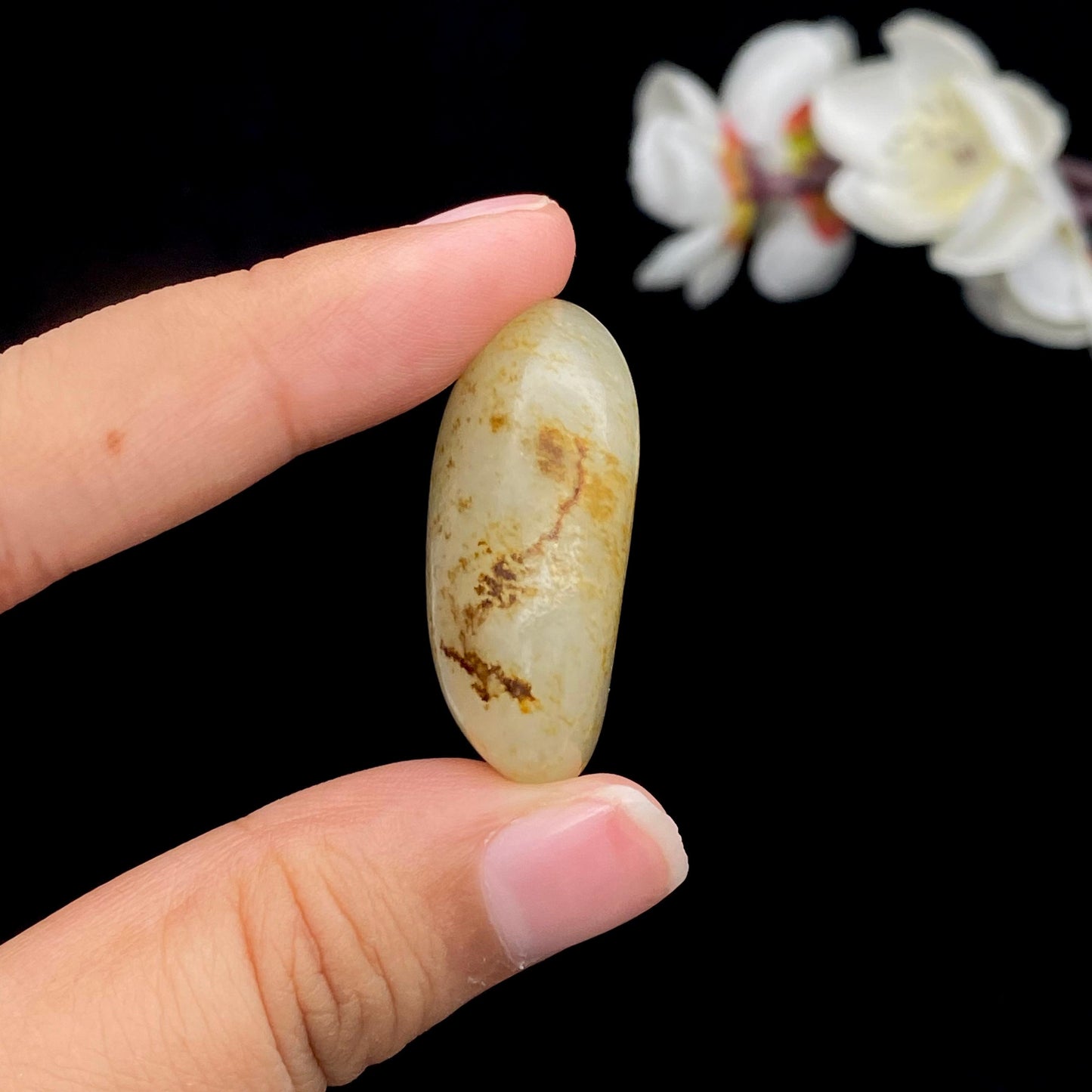 和田玉洒金皮籽料挂件(16.5g)