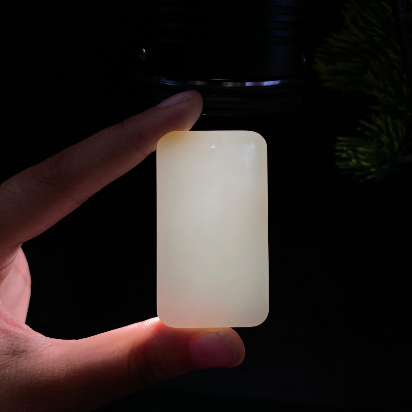 和田玉糖白玉无事牌(44.9g)
