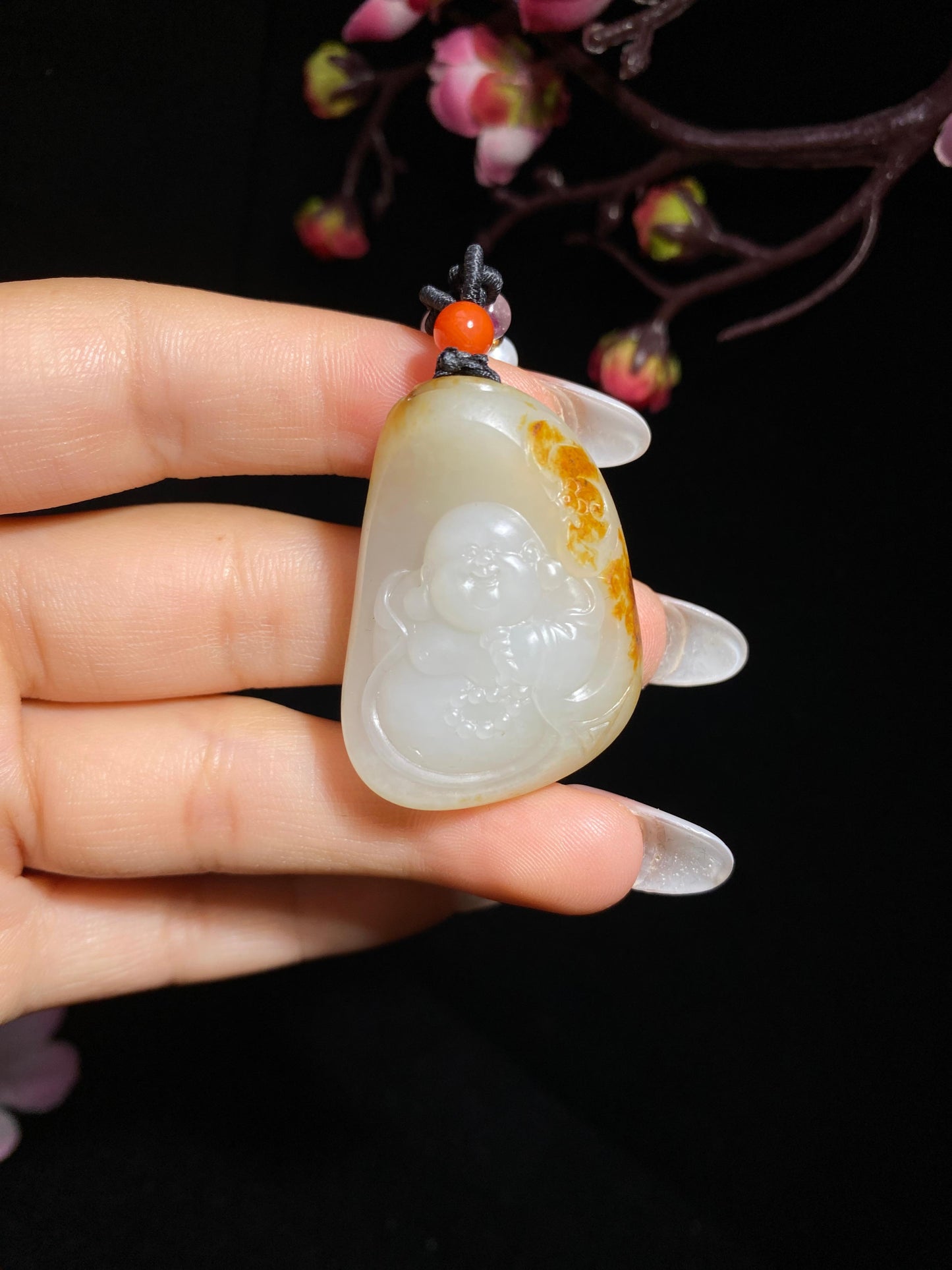 和田玉籽料佛公(28.0g)