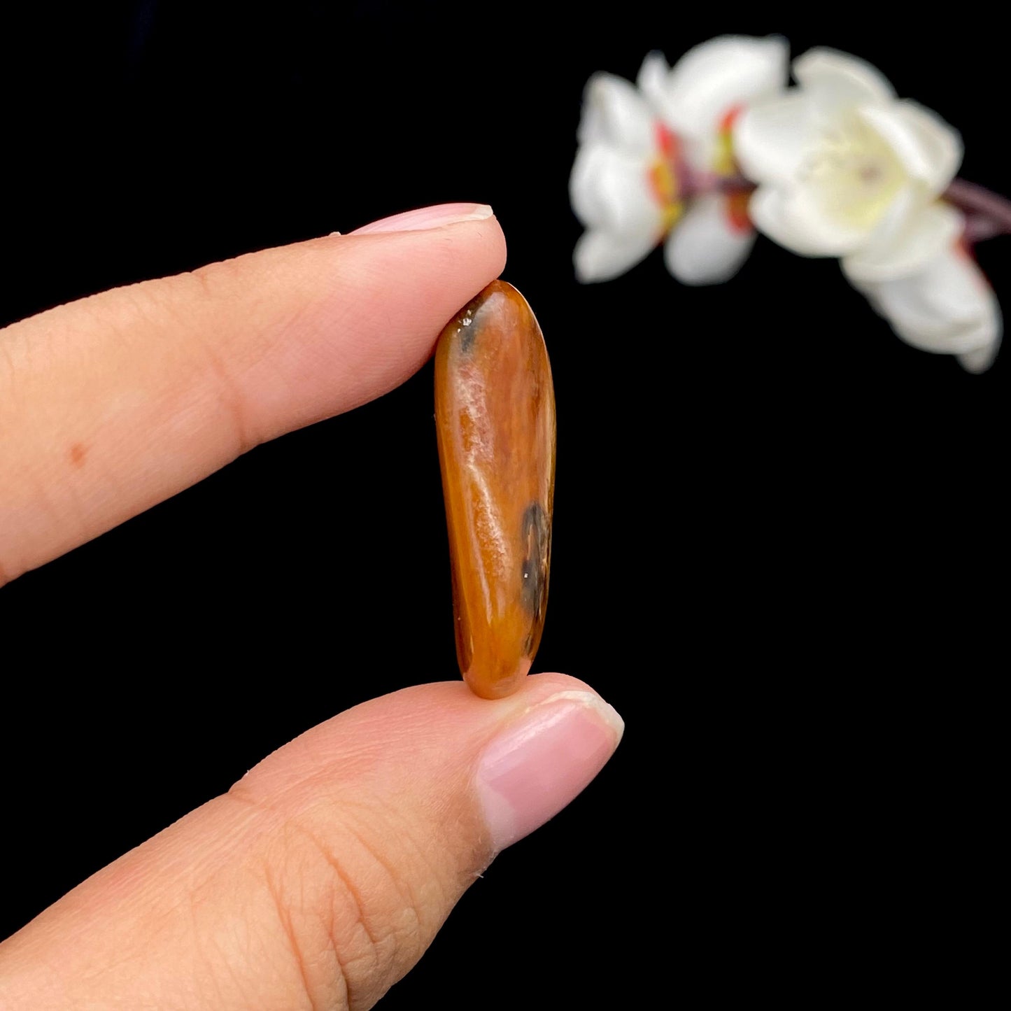 和田玉黄沁皮籽料原石(8.8g)