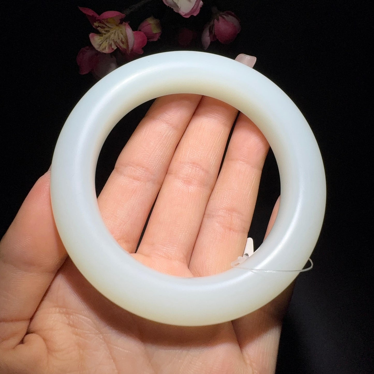 和田玉白玉手镯(103.5g)