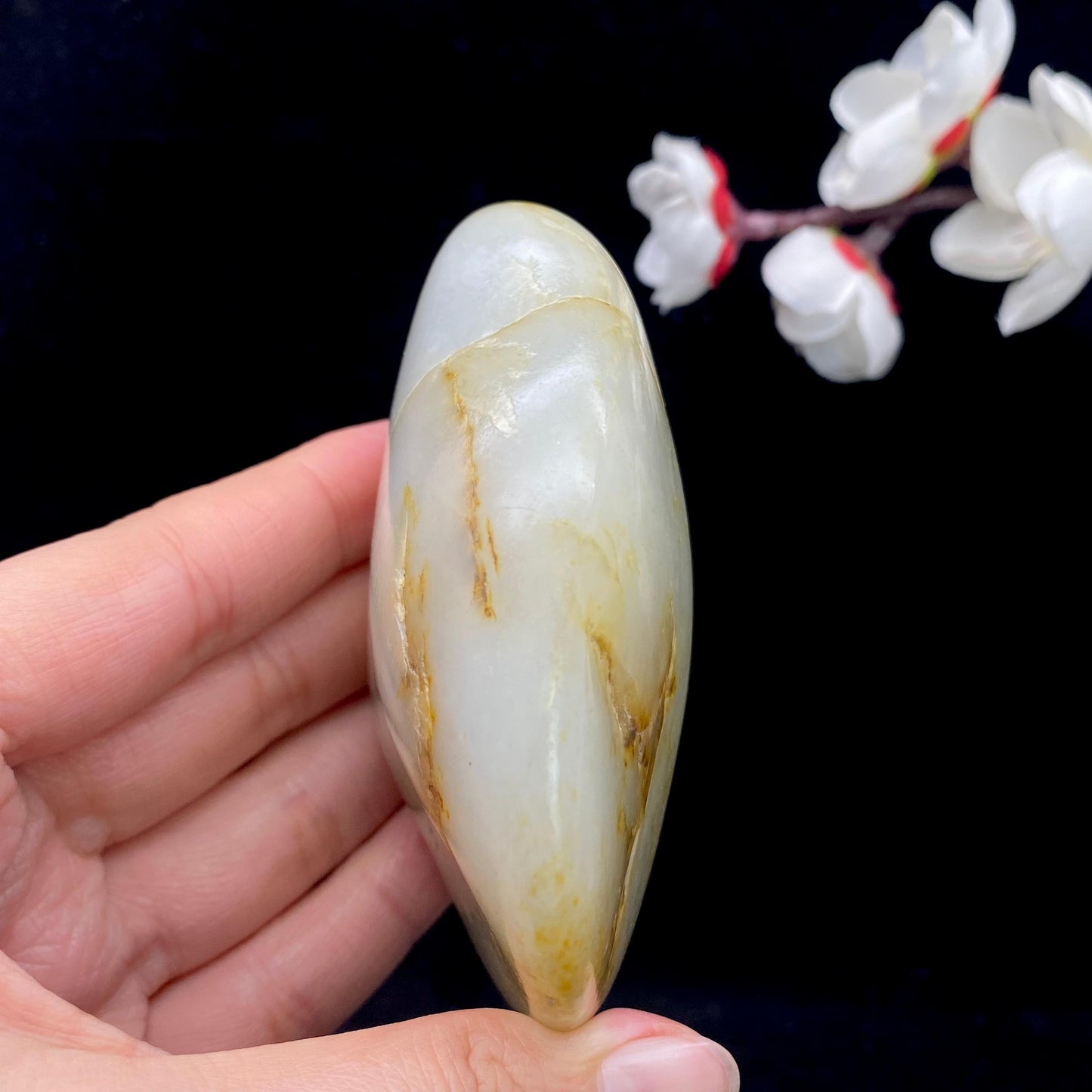 和田玉洒金皮籽料原石(226.1g)