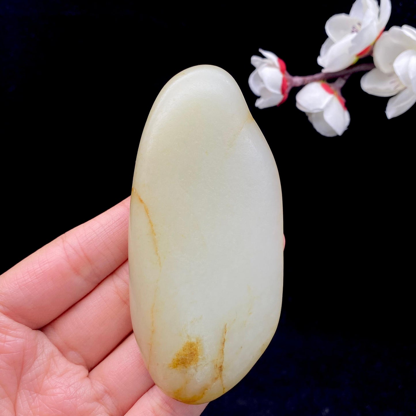 和田玉黄皮籽料原石(118.3g)