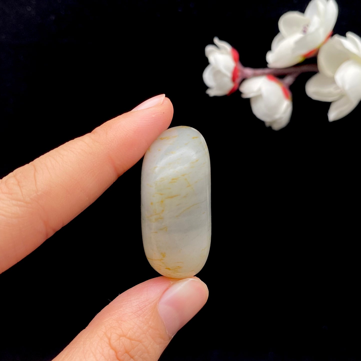 【超值推荐】和田玉-洒金皮青花籽料挂件