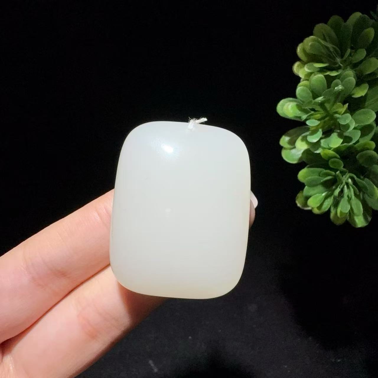 和田玉白玉平安牌