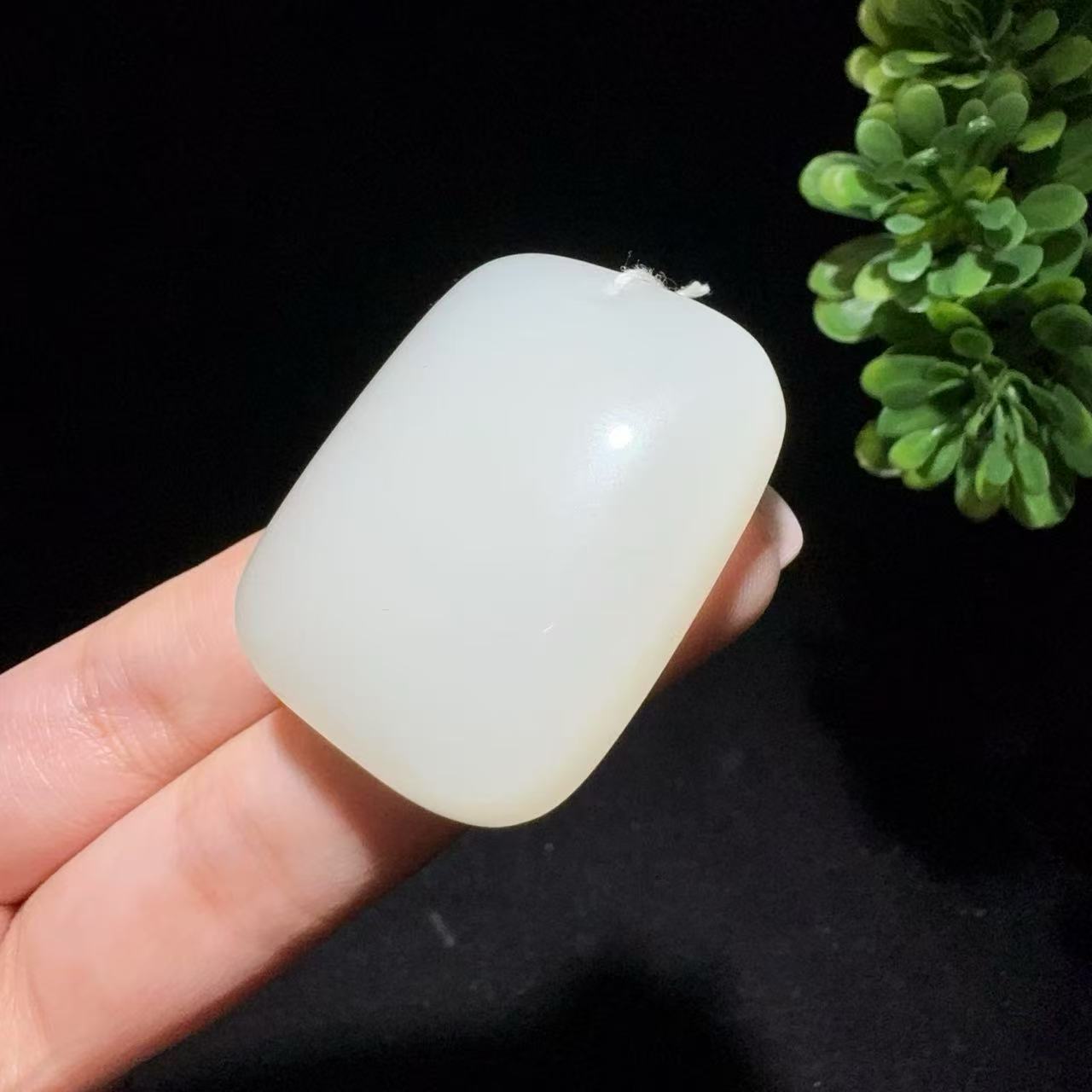 和田玉白玉平安牌