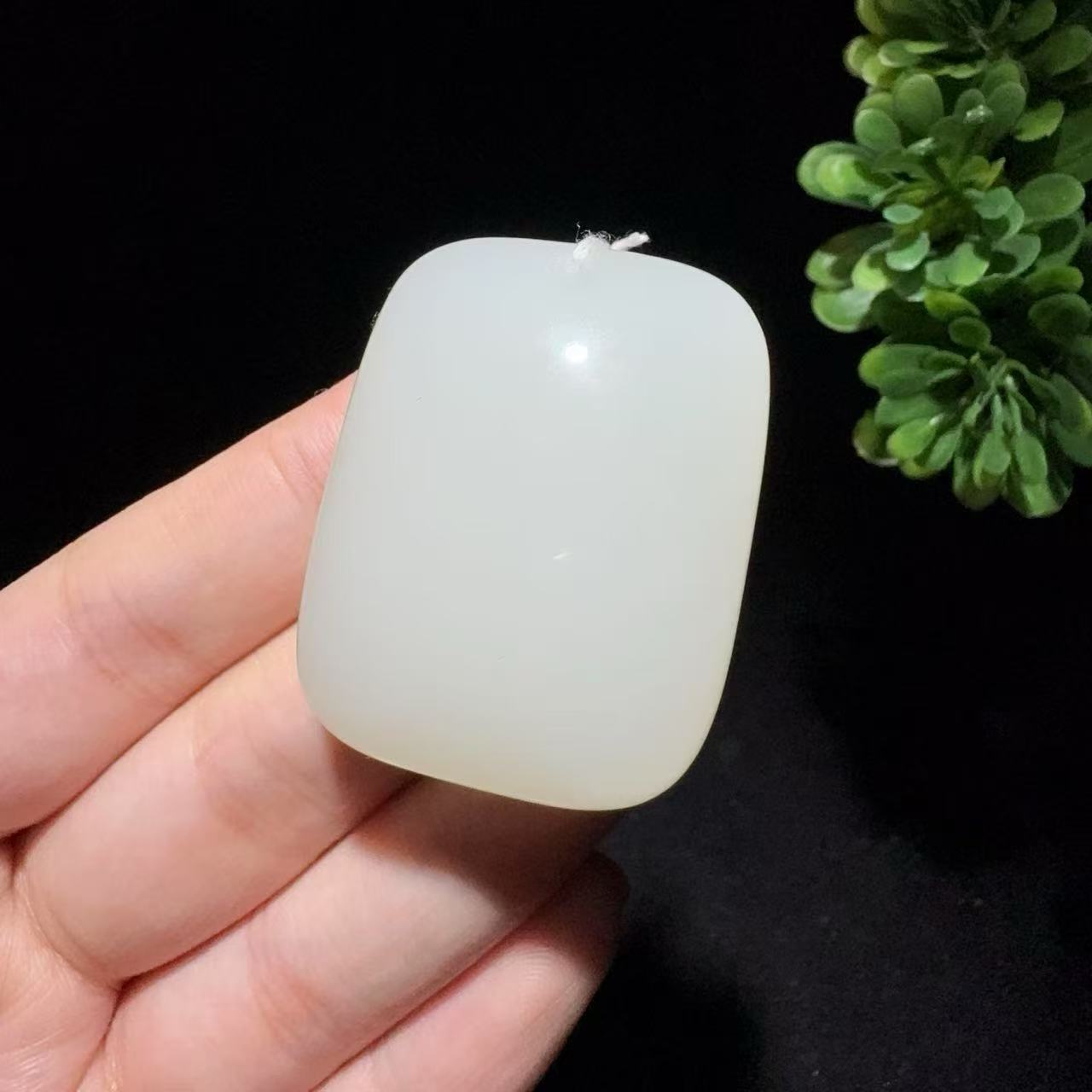 和田玉白玉平安牌