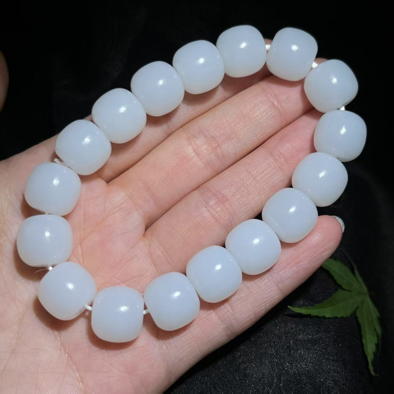 和田玉羊脂白玉手串