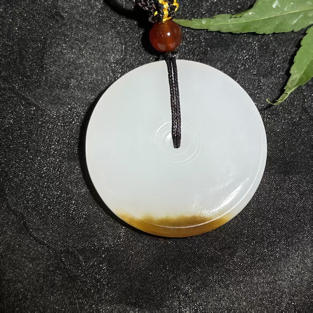 和田玉糖羊脂白玉平安扣