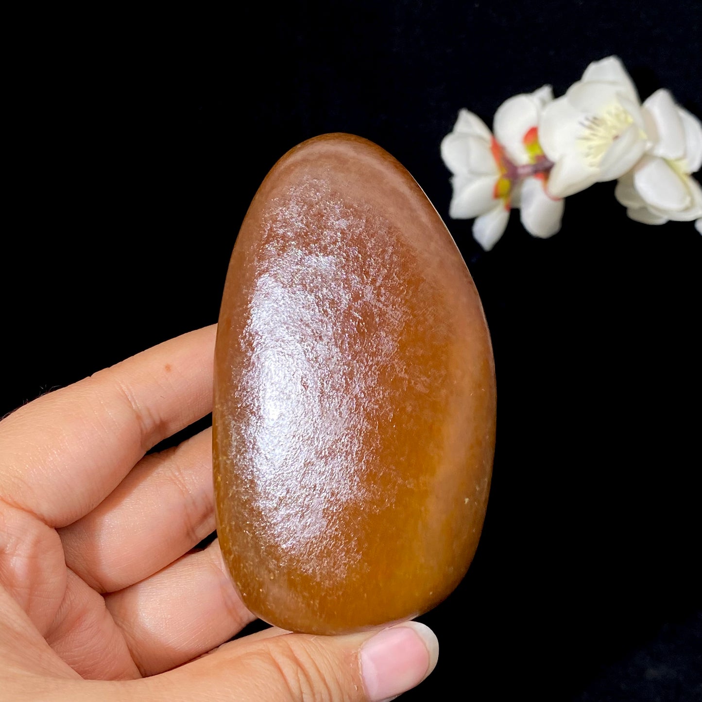 和田玉-满红沁皮籽料原石