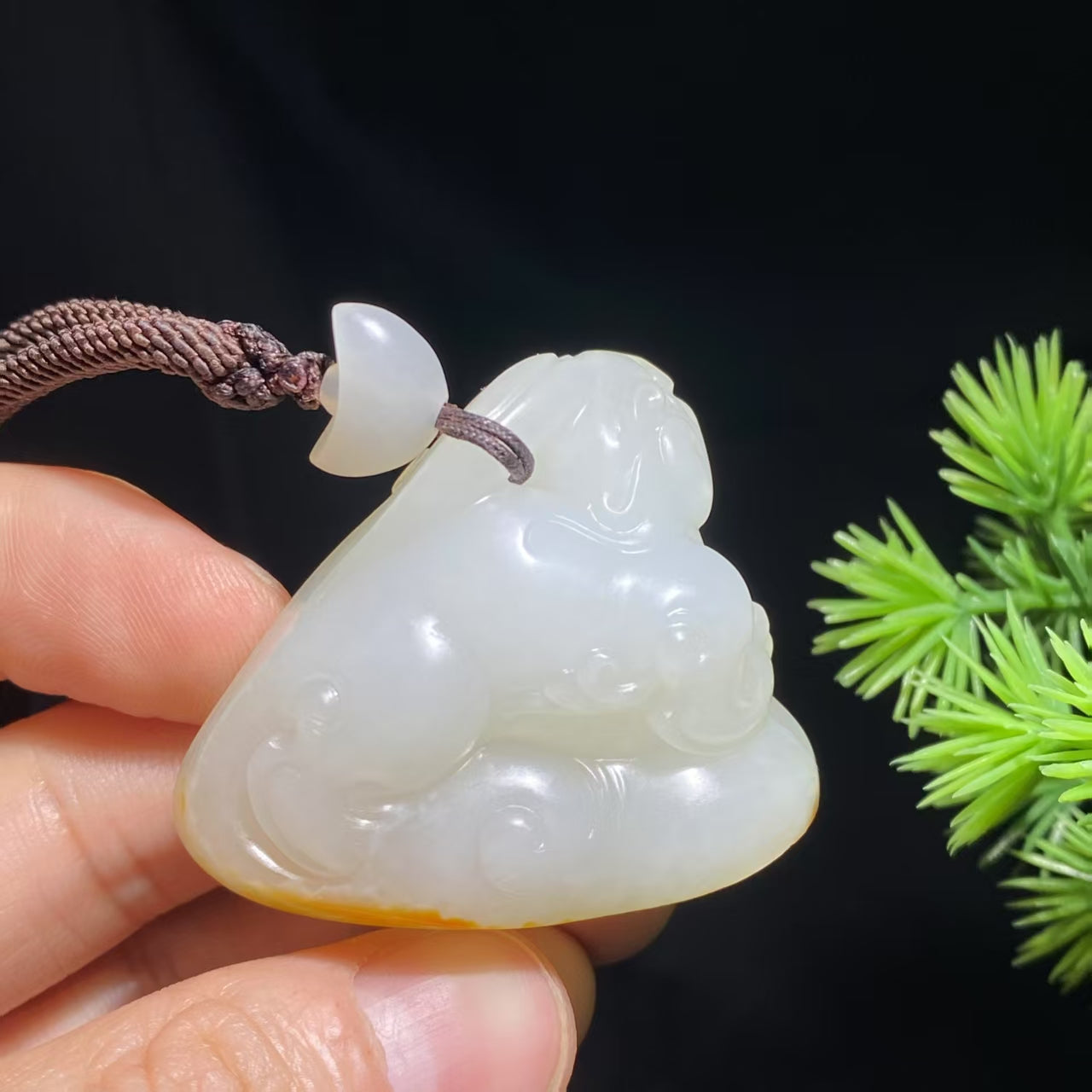 和田玉籽料貔貅