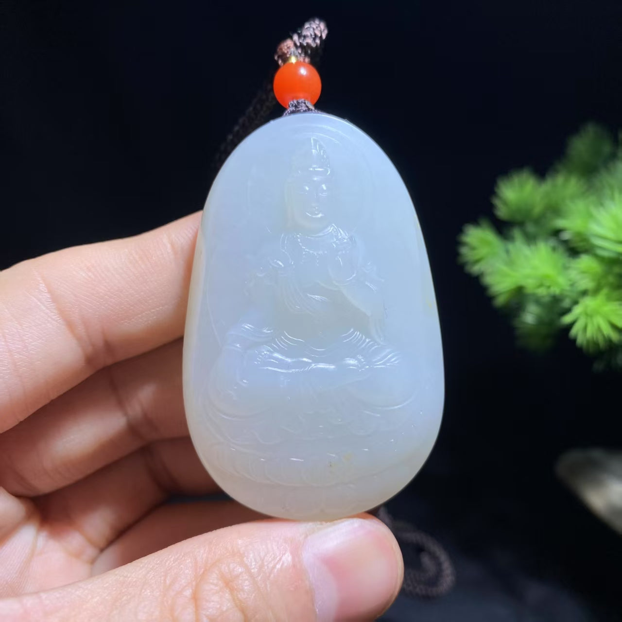 和田玉籽料观音