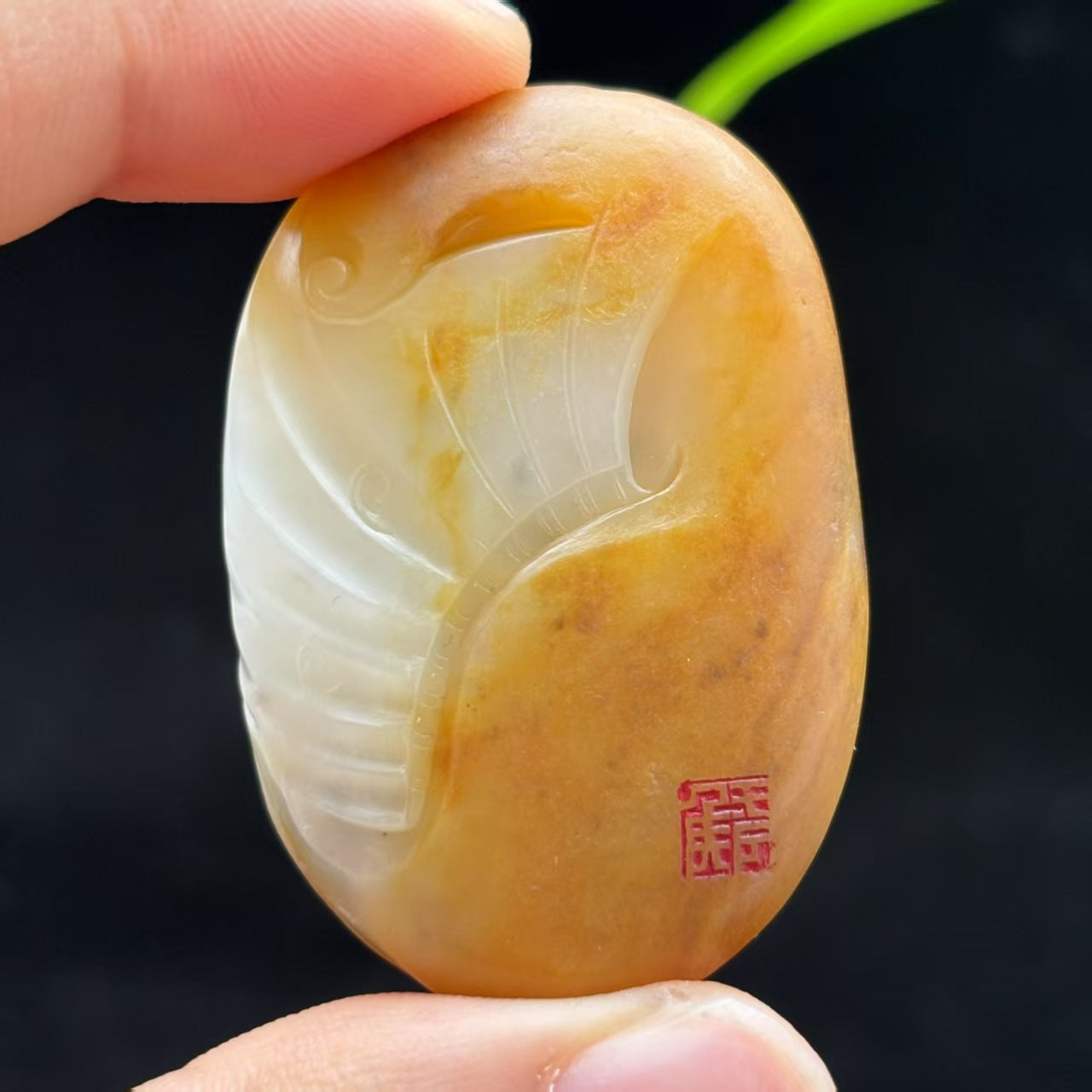 和田玉籽料挂件钟馗