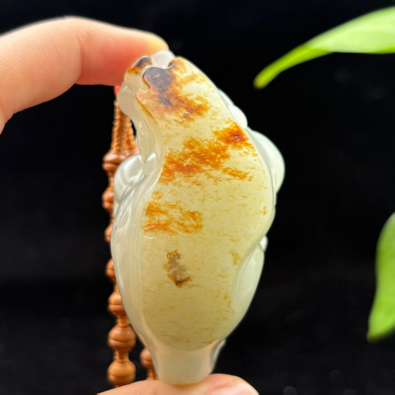 和田玉籽料貔貅挂件