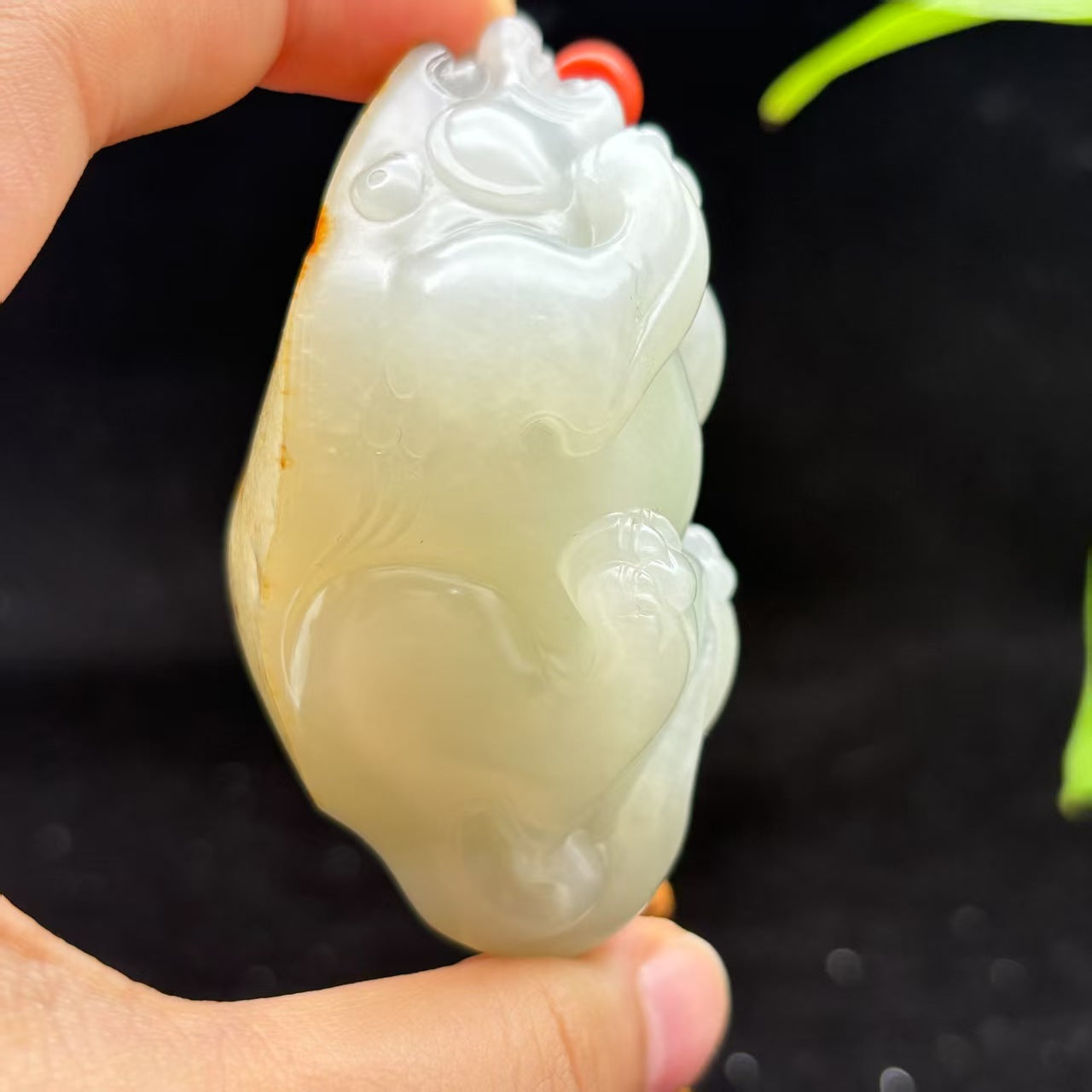 和田玉籽料貔貅挂件