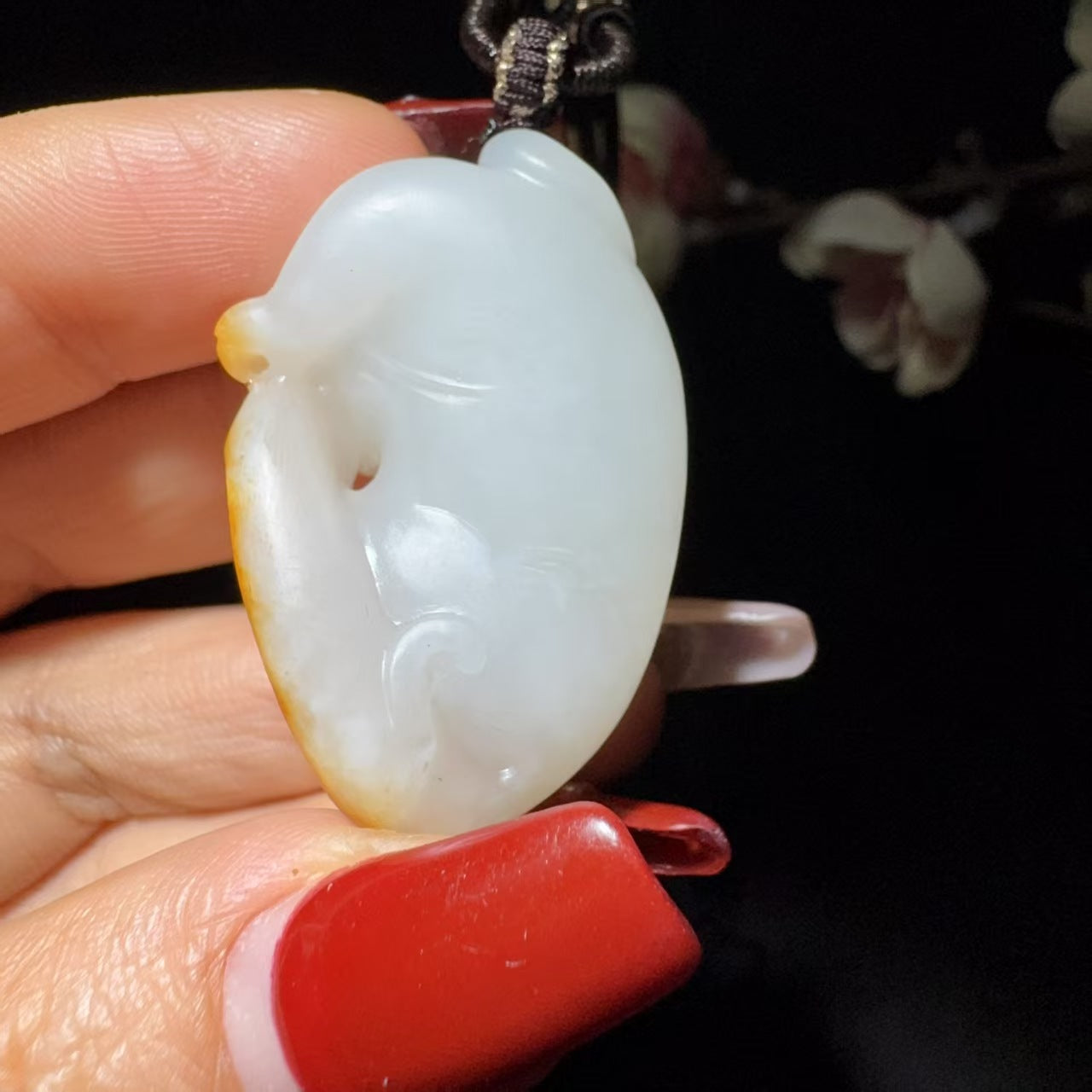 和田玉籽料挂件貔貅