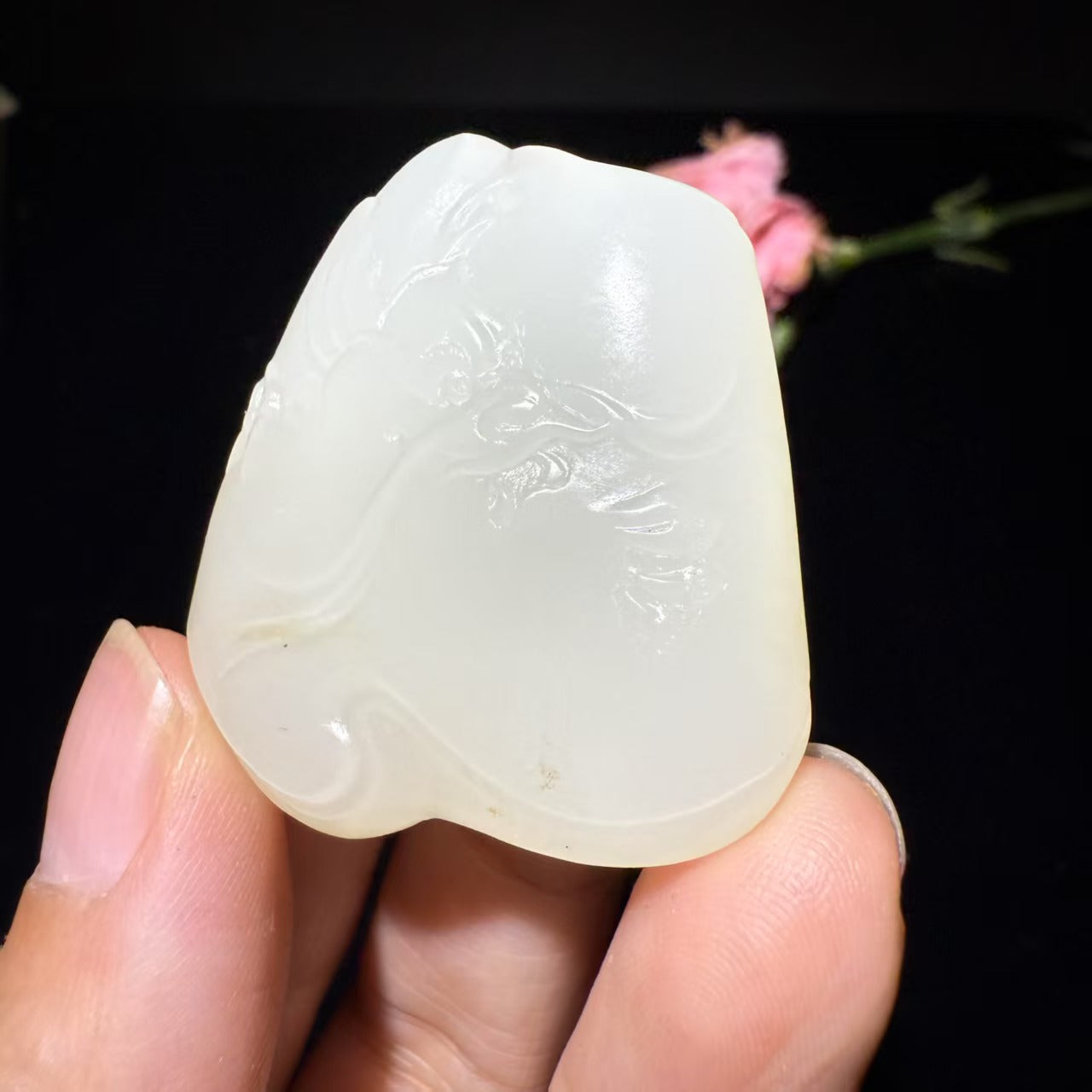 和田玉籽料龙行天下