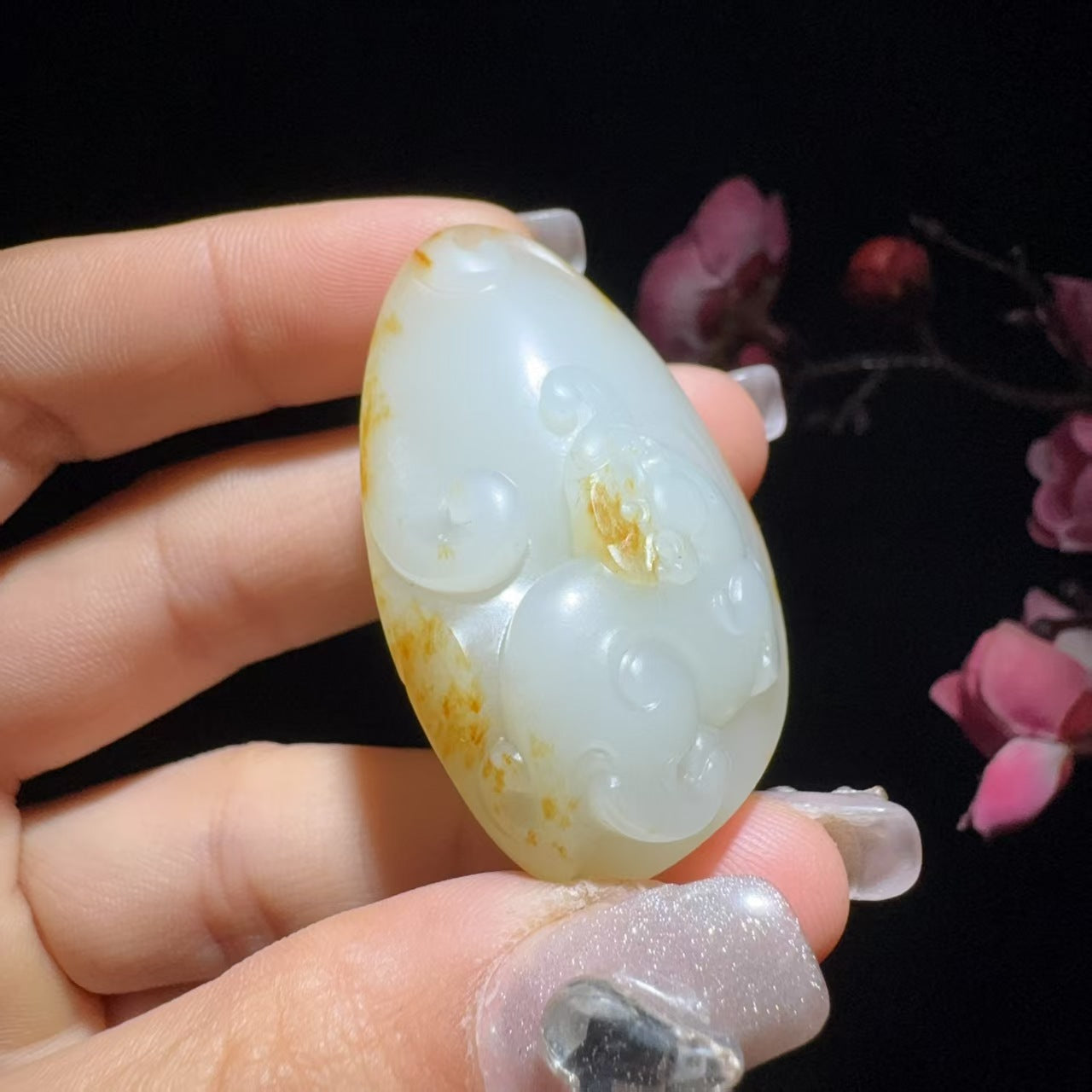 和田玉籽料挂件貔貅