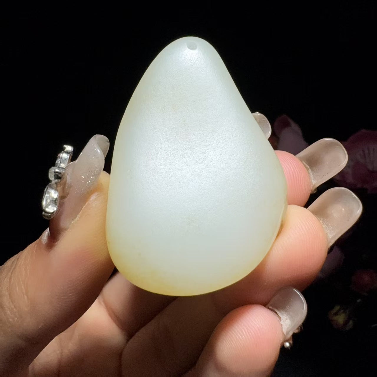 和田玉籽料生肖牛挂件