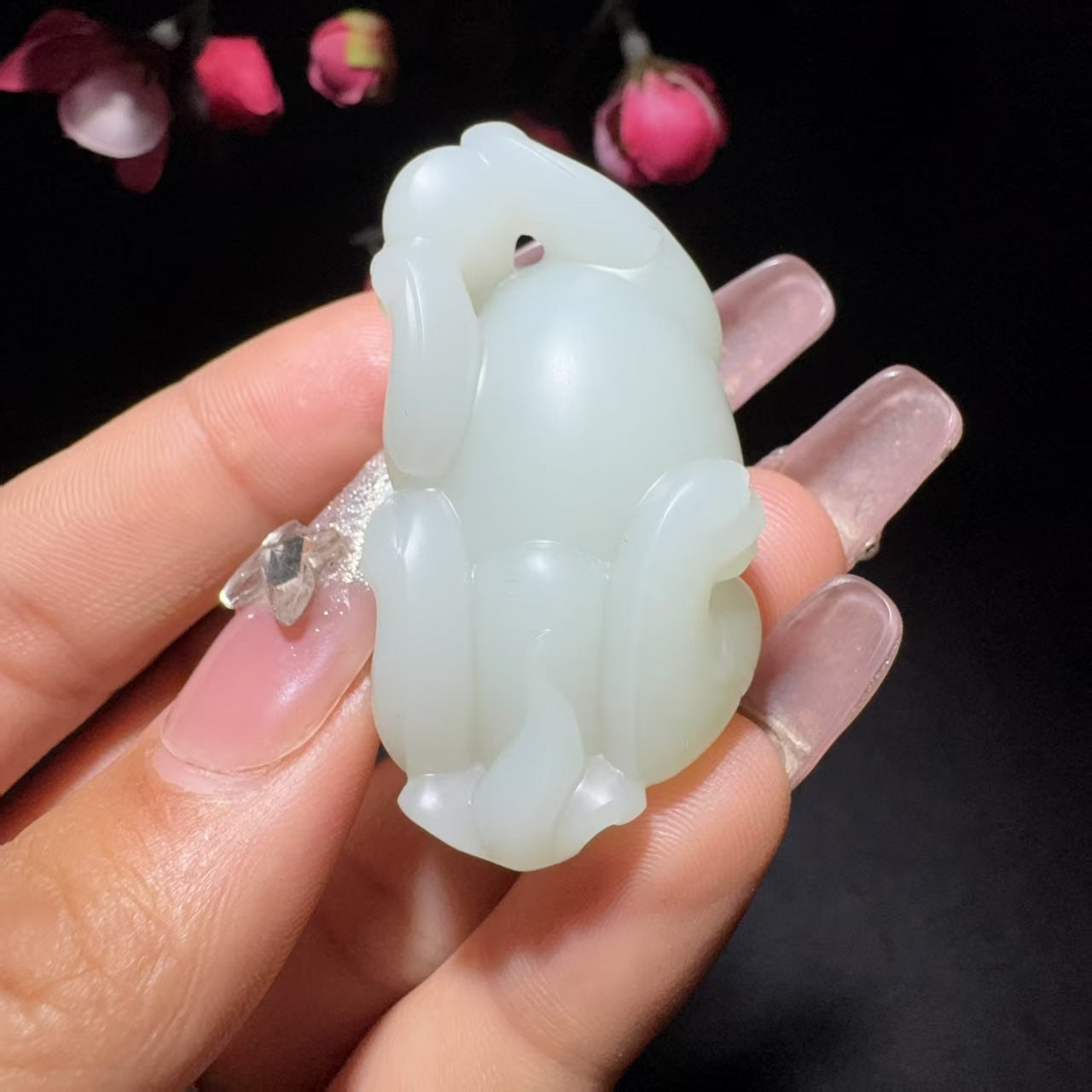 和田玉籽料挂件貔貅