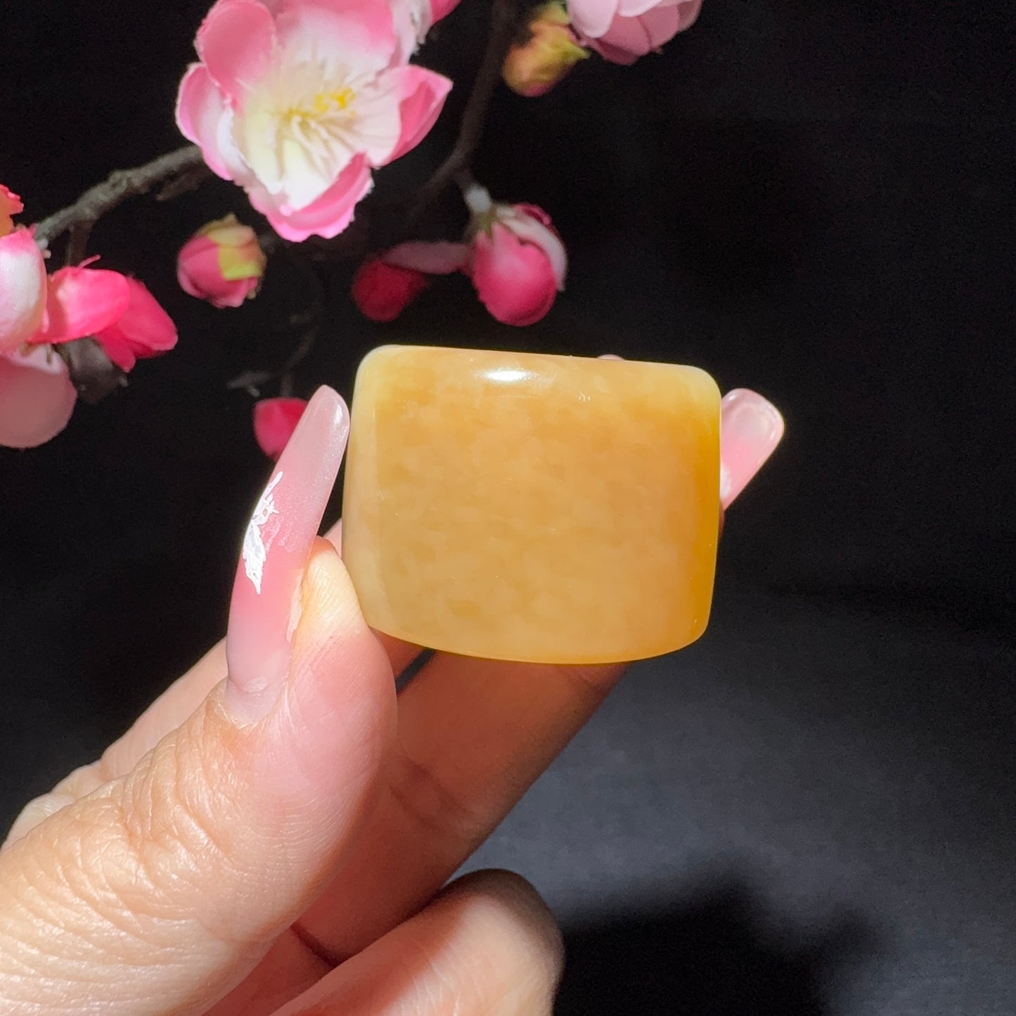 和田玉糖白玉扳指