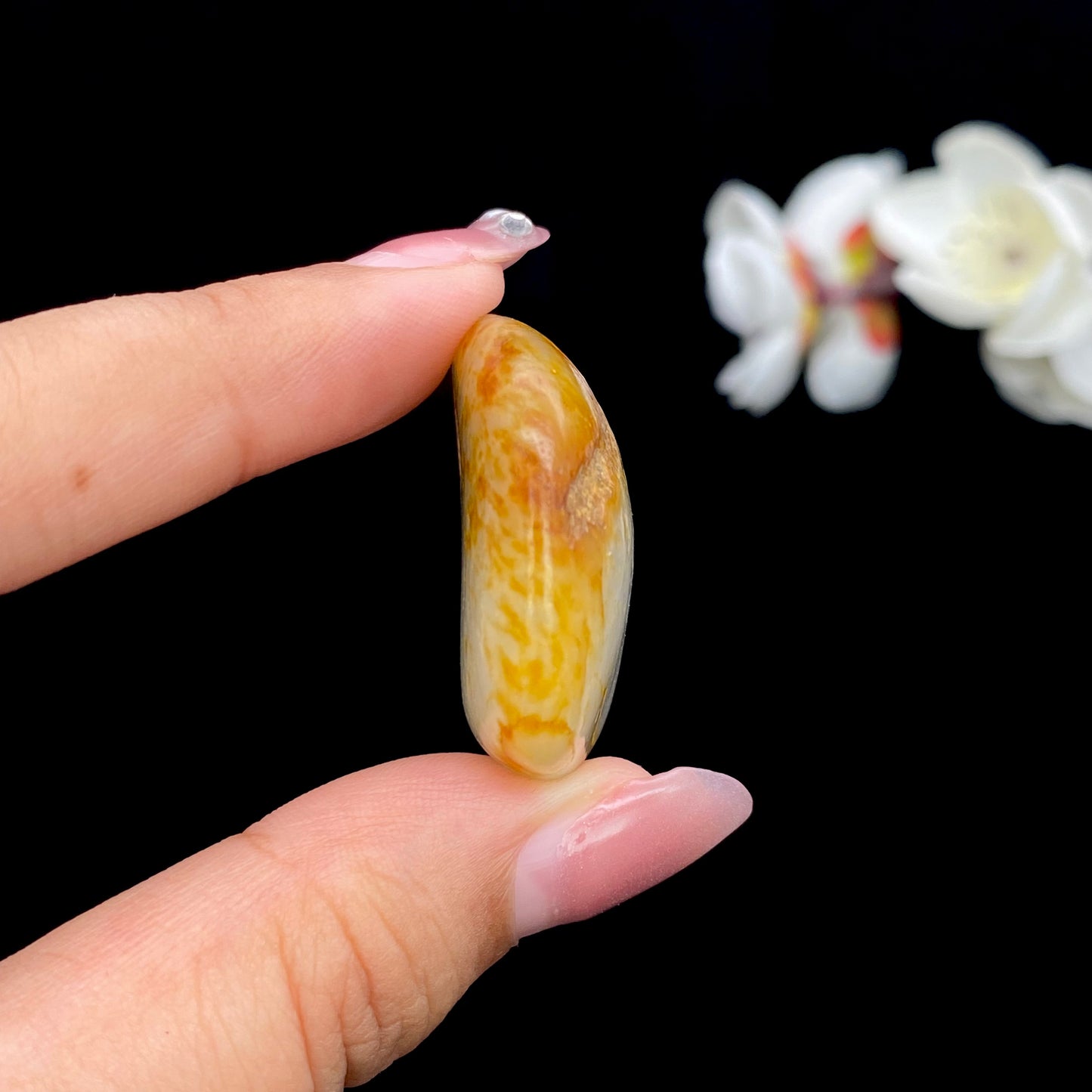 【超值推荐】和田玉-洒金皮青花底籽料挂件