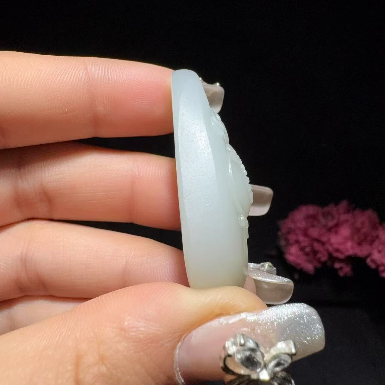 和田玉籽料挂件佛挂件(21.3g)