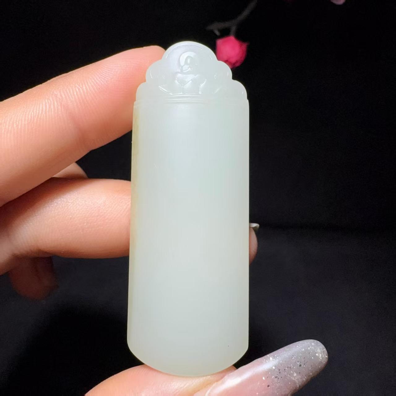 和田玉籽料平安牌(19.8g)