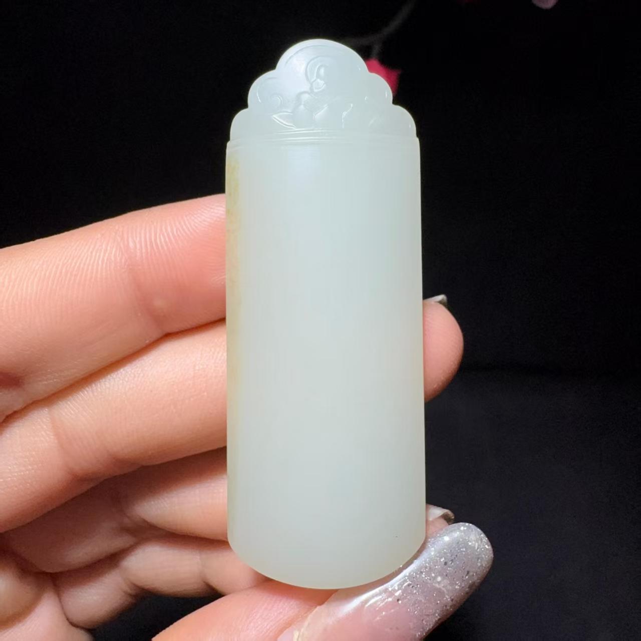 和田玉籽料平安牌(19.8g)