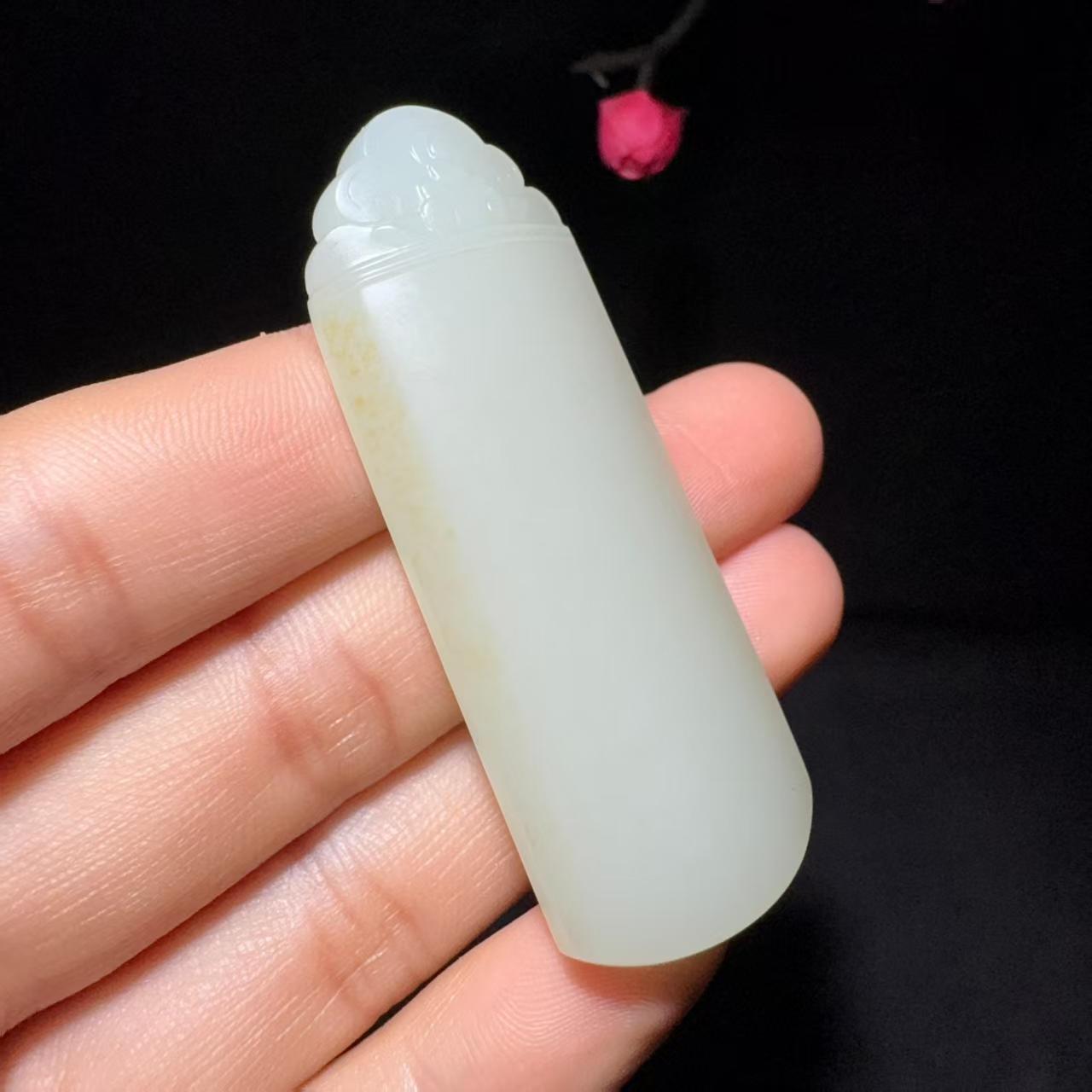 和田玉籽料平安牌(19.8g)
