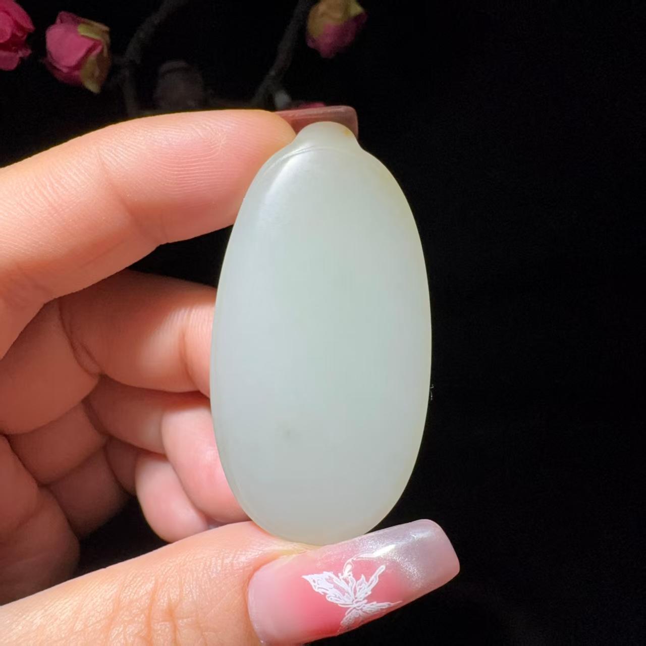 和田玉籽料平安牌(29.3g)