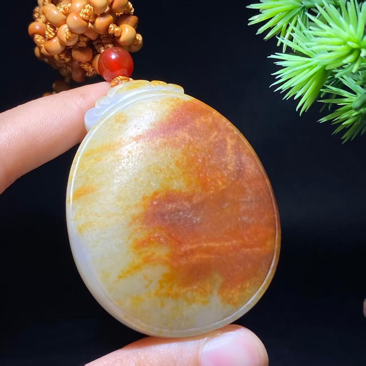 和田玉籽料平安牌(85.1g)