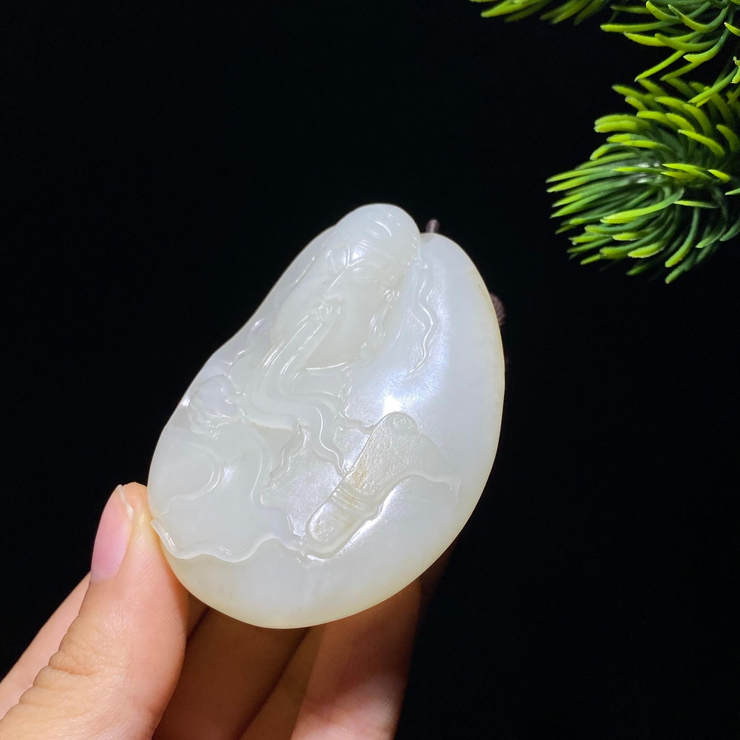和田玉籽料关公(82.5g)