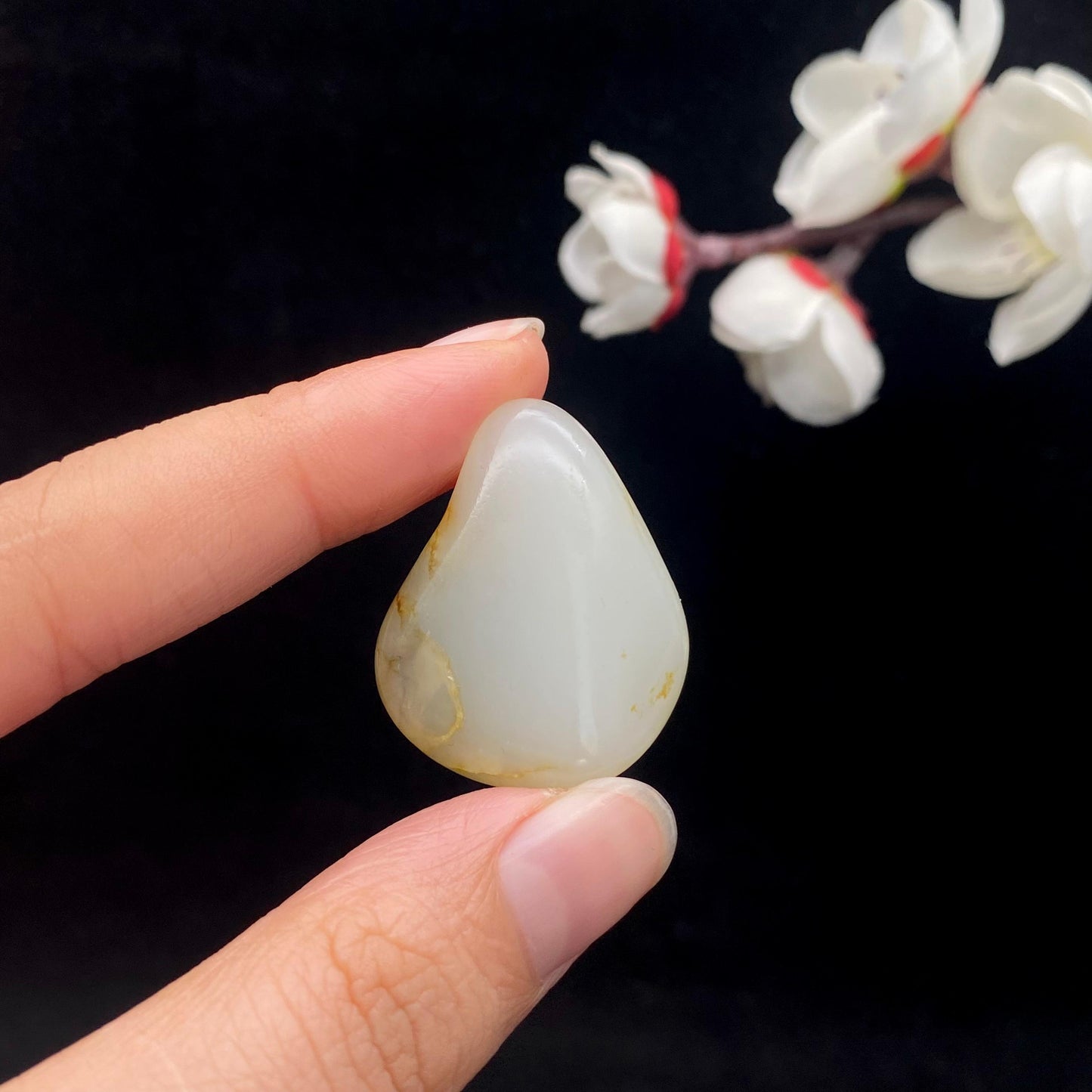 和田玉黄皮籽料吊坠籽(13.9g)