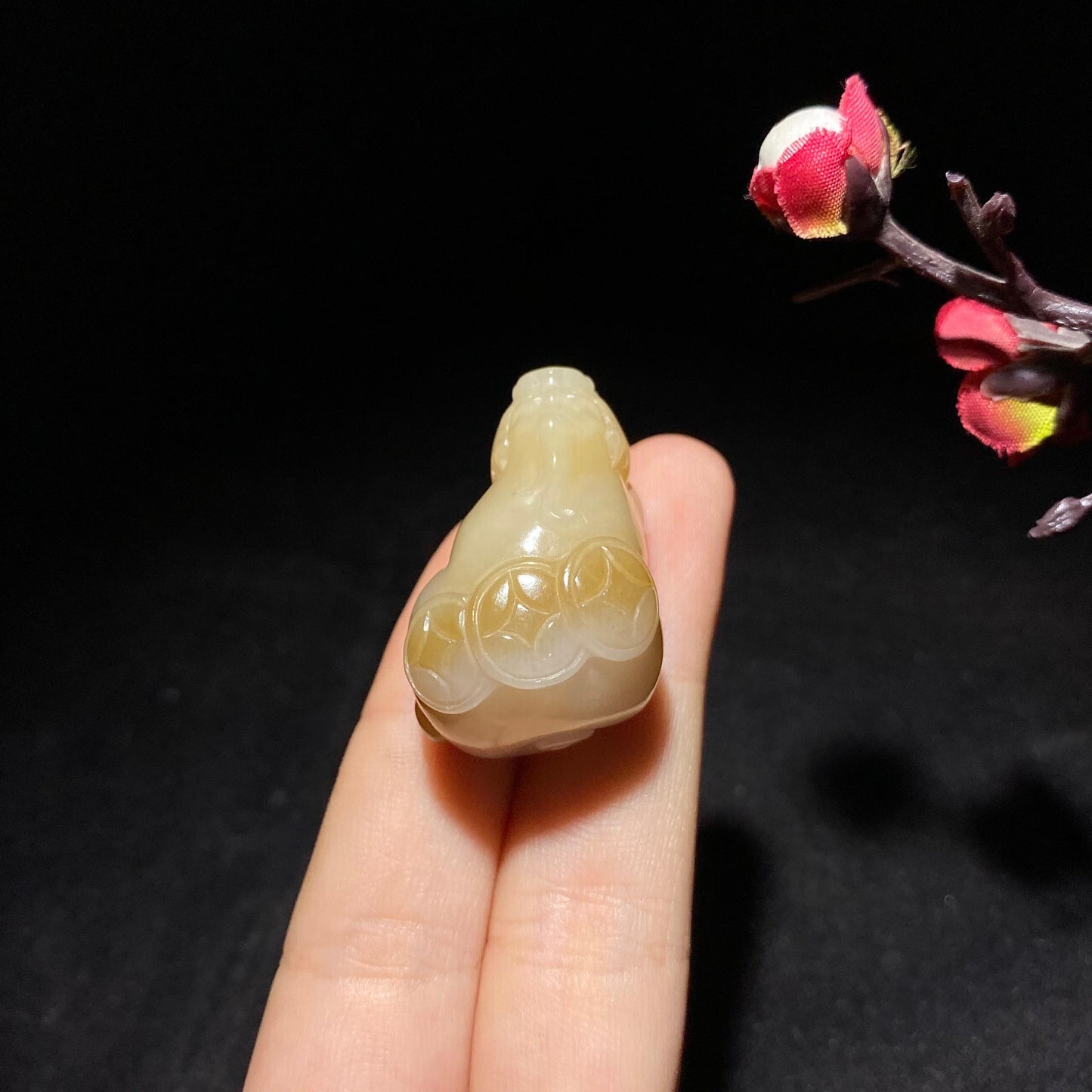 和田山料糖白玉貔貅挂件(22.0g)