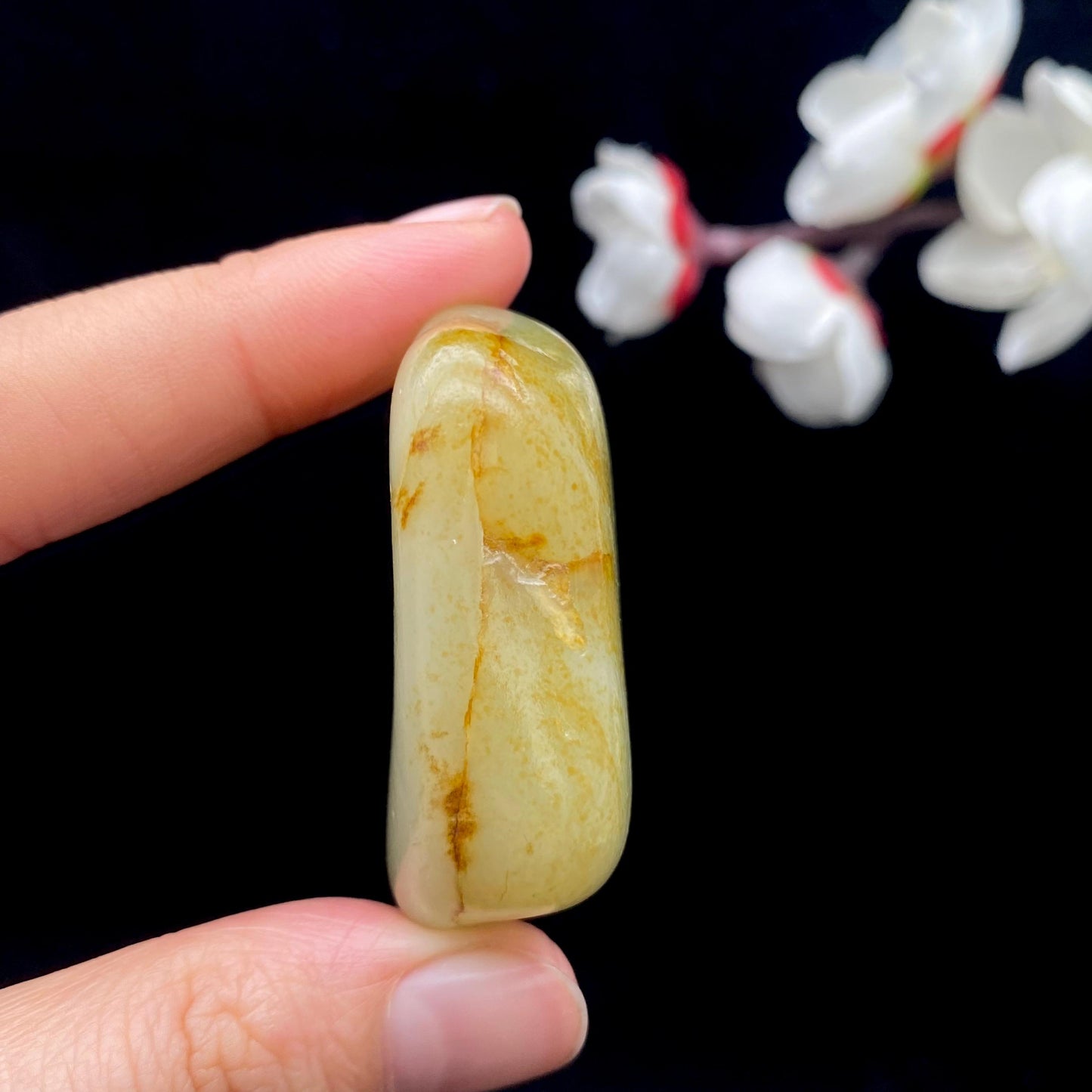 和田玉洒金皮籽料原石(40g)