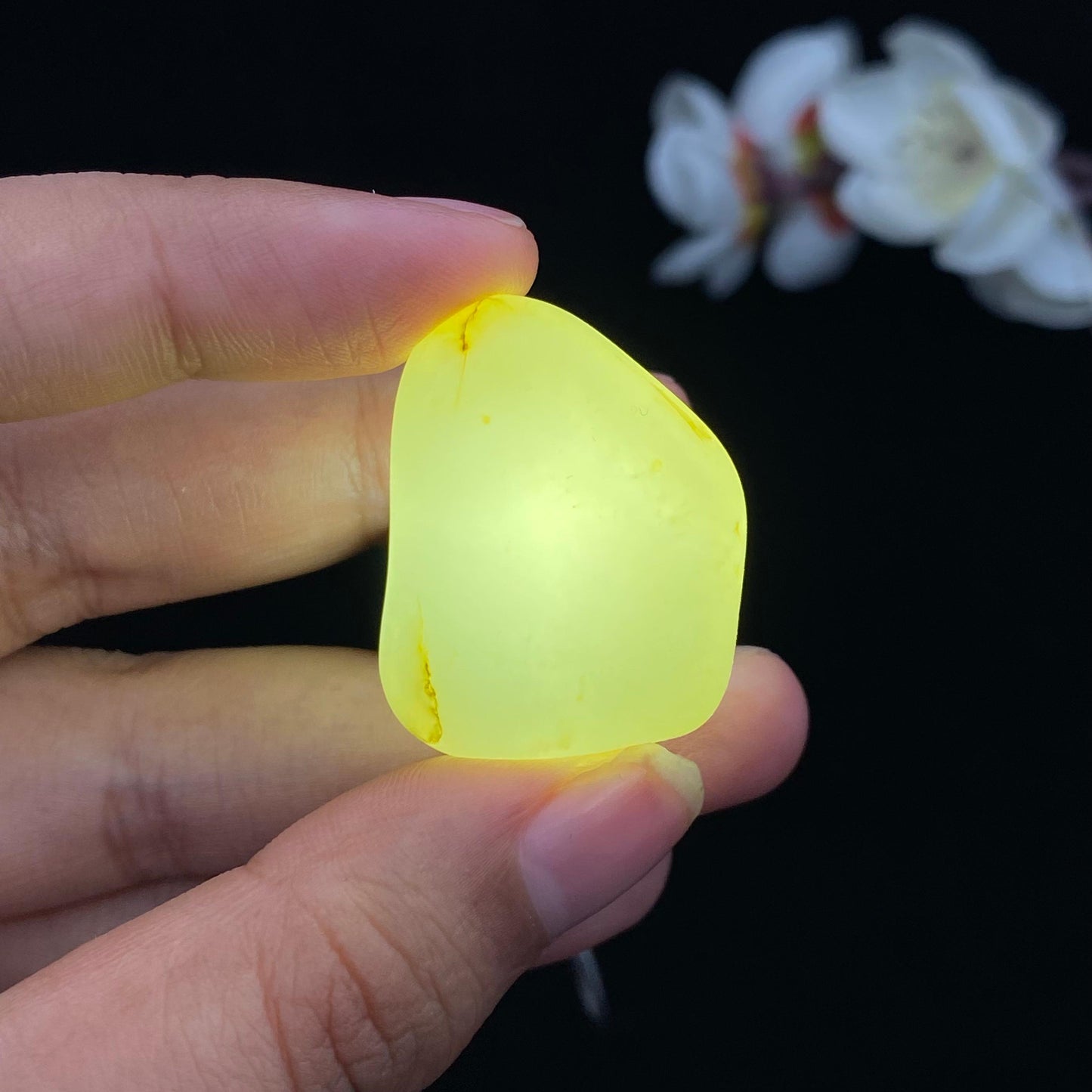 和田玉-白玉籽料原石(19.7g)