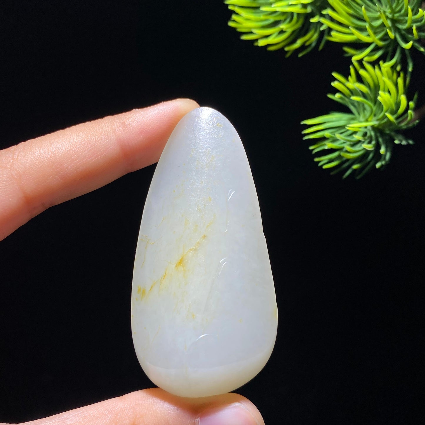 和田玉籽料羊挂件(47.0g)
