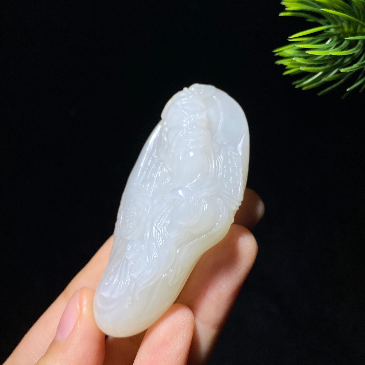 和田玉籽料关公(68.7g)