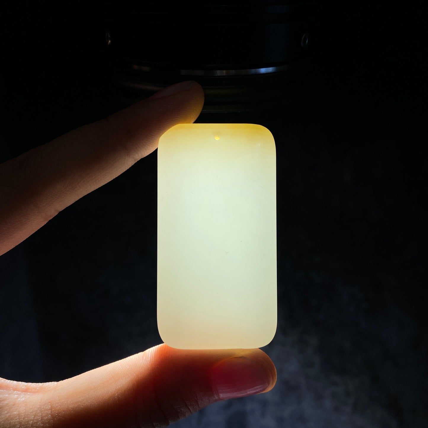 和田玉糖白玉无事牌(36.3g)