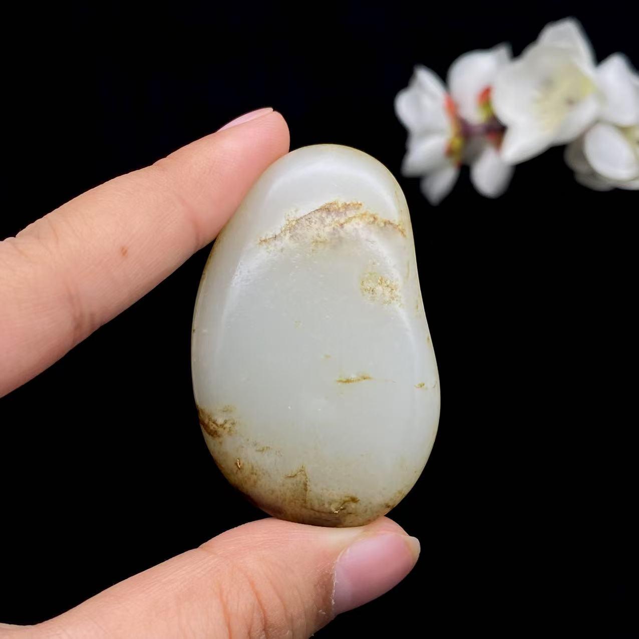 和田玉洒金皮籽料挂件(46.3g)