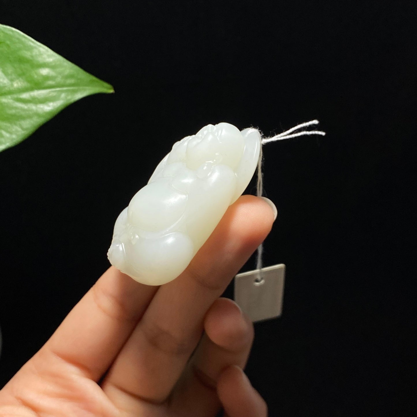和田玉山料白玉佛公挂件(43.4g)