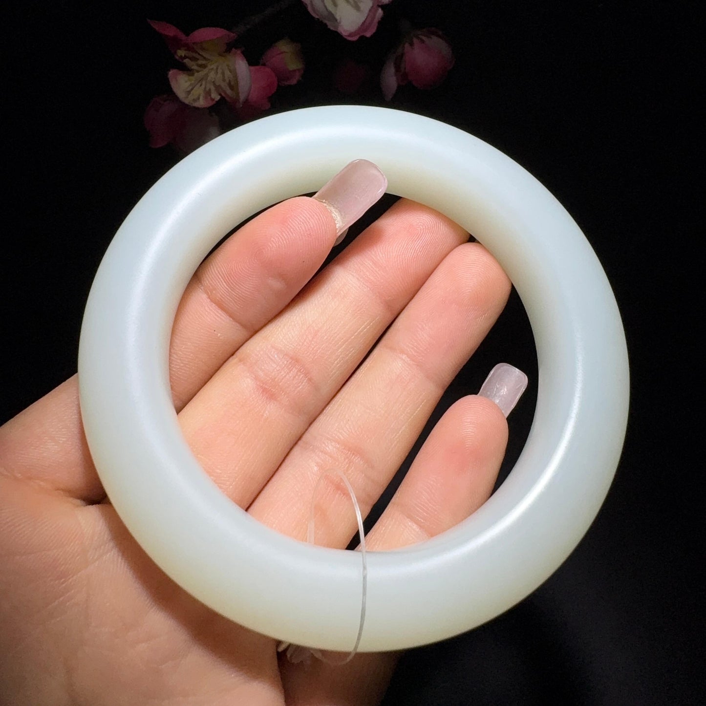 和田玉白玉手镯(103.5g)