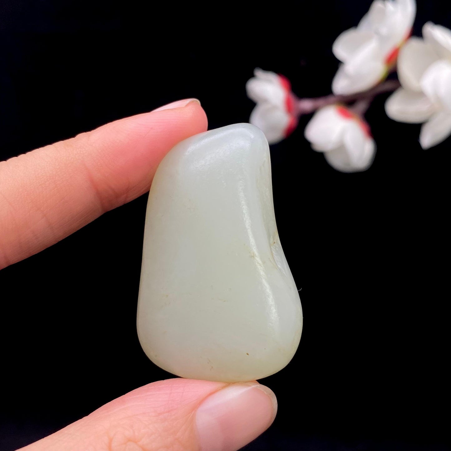和田玉青白玉籽料原石(26g)